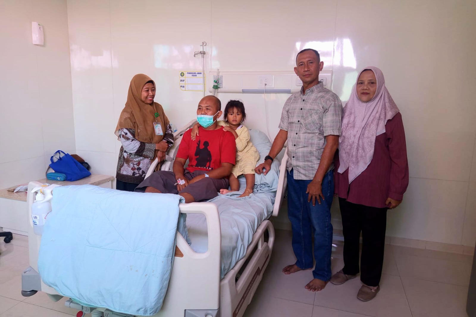 Perwira Yonif 3 Marinir Kunjungi Anggota Beserta Keluarga