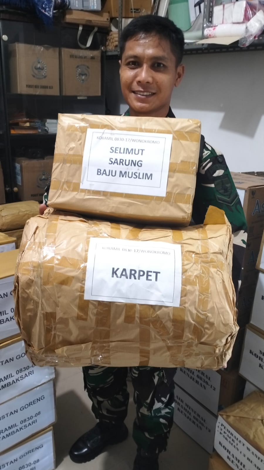 Kodim Surabaya Salurkan Bantuan