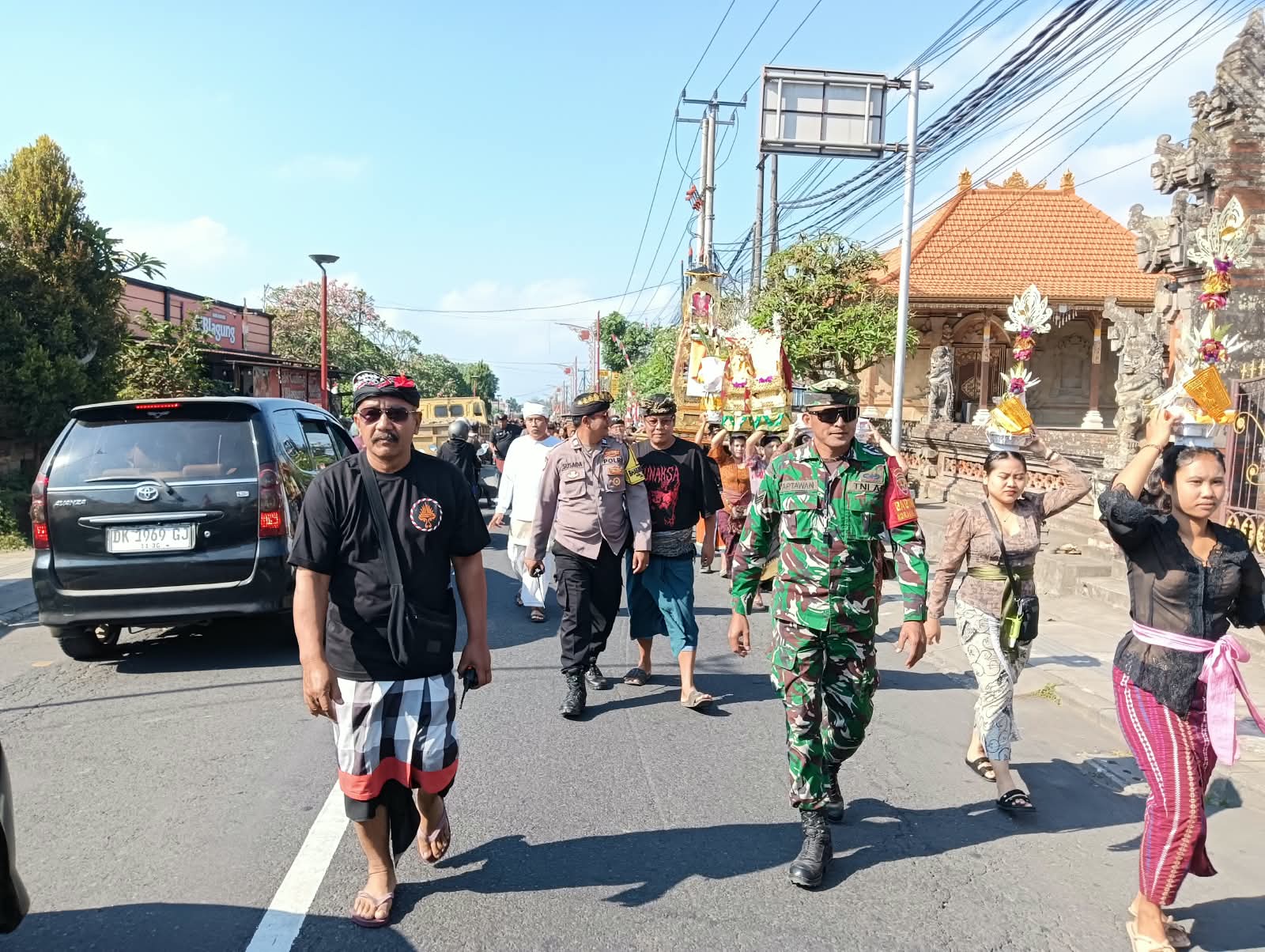 Babinsa Cempaga Amankan Kegiatan