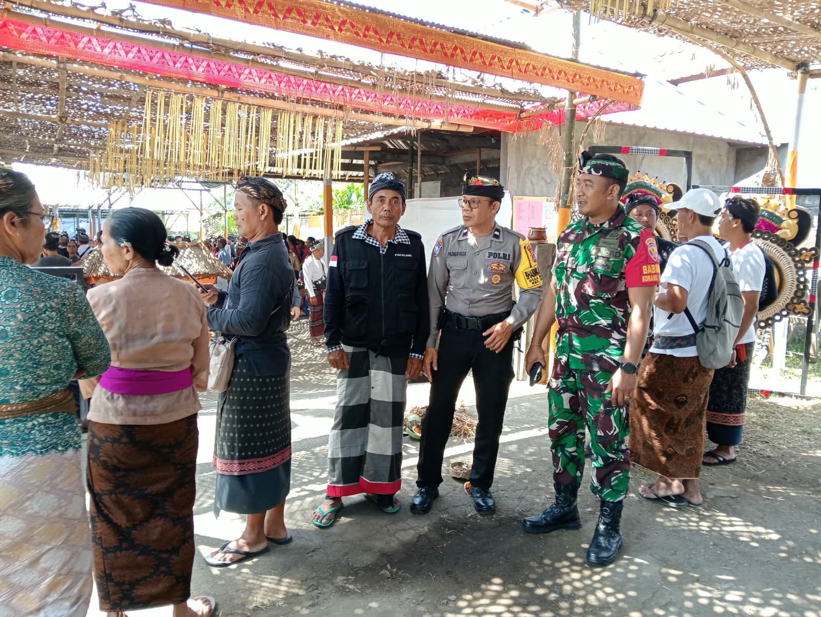 DANRAMIL BANGLI HADIRI UPACARA