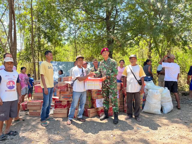 Satgasmar Gulbencal NTT Distribusikan Bahan Kontak