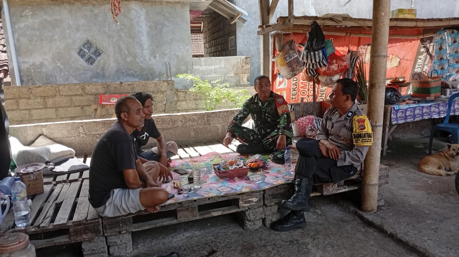 Babinsa Undisan Bersama Bhabinkamtibmas
