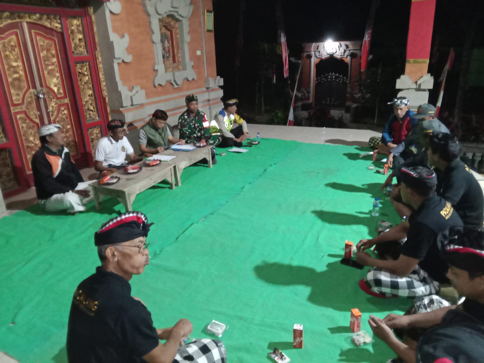 Babinsa Undisan Hadiri Rapat