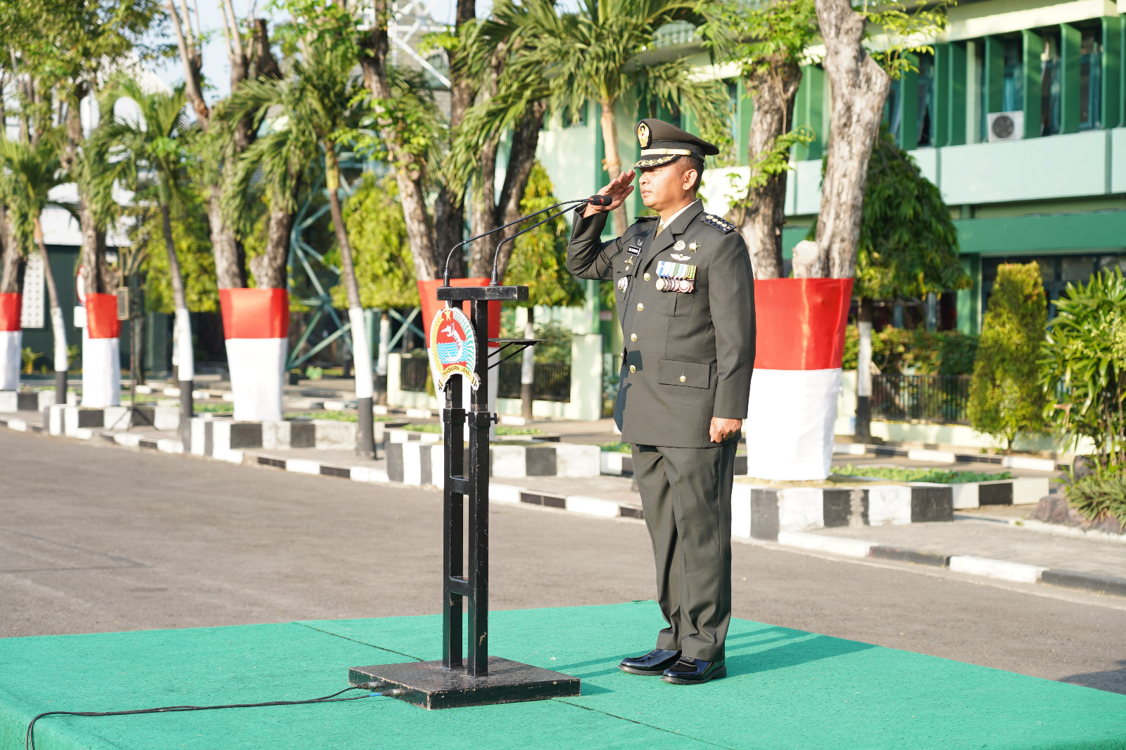 Merah Putih Berkibar Di Makorem