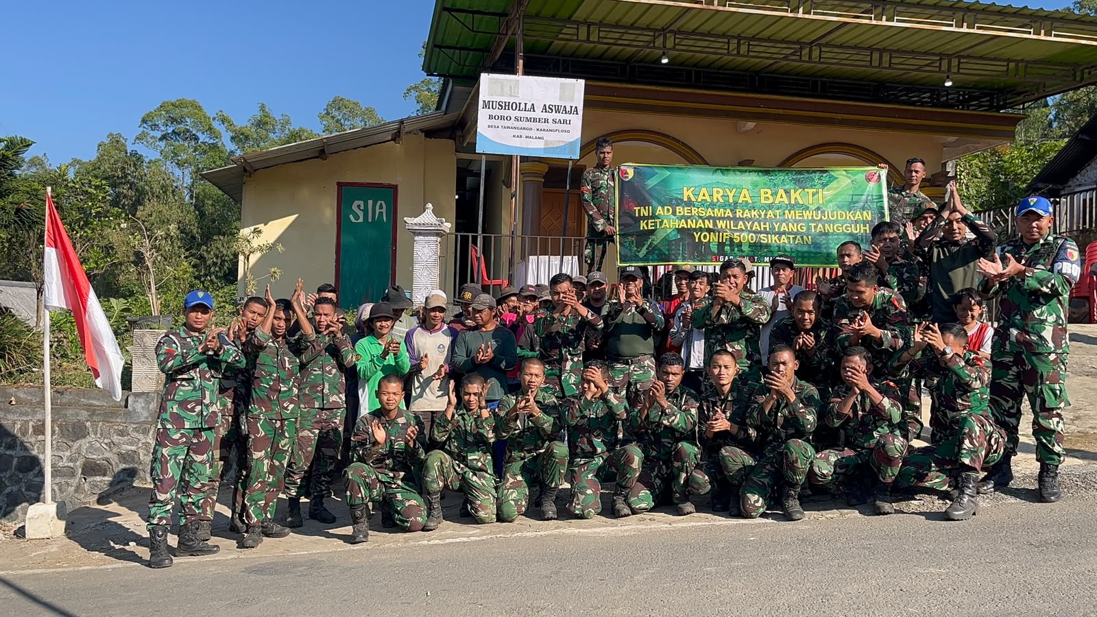 Karya Bakti Yonif 500/Sikatan Bersama Rakyat