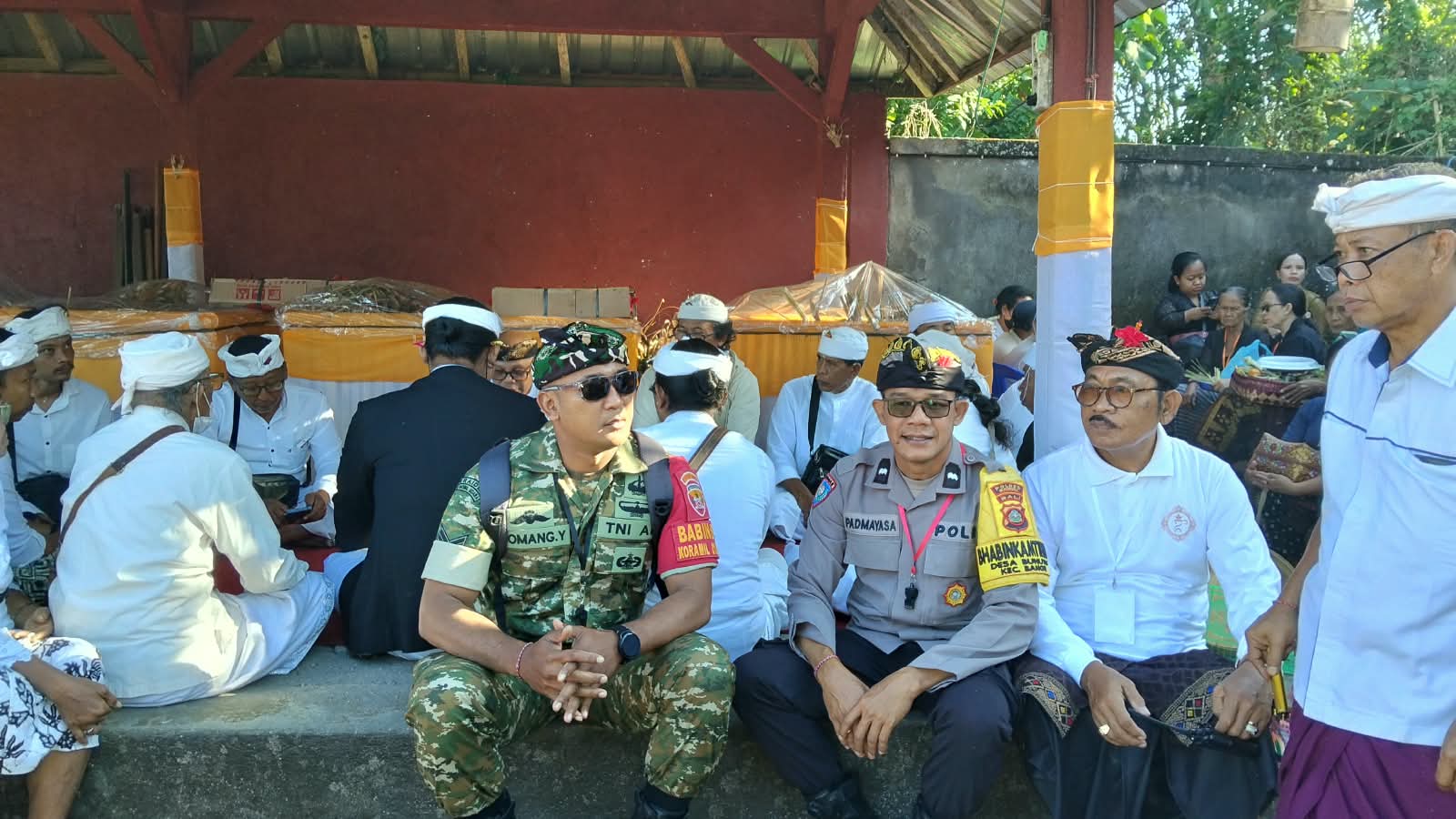Babinsa Hadir Berikan Rasa Aman