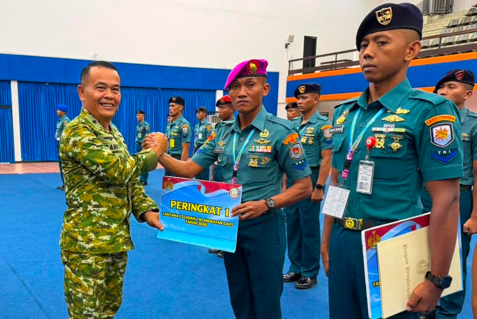 Prajurit Yonif 1 Marinir Raih Peringkat 1 Tamtama Teladan