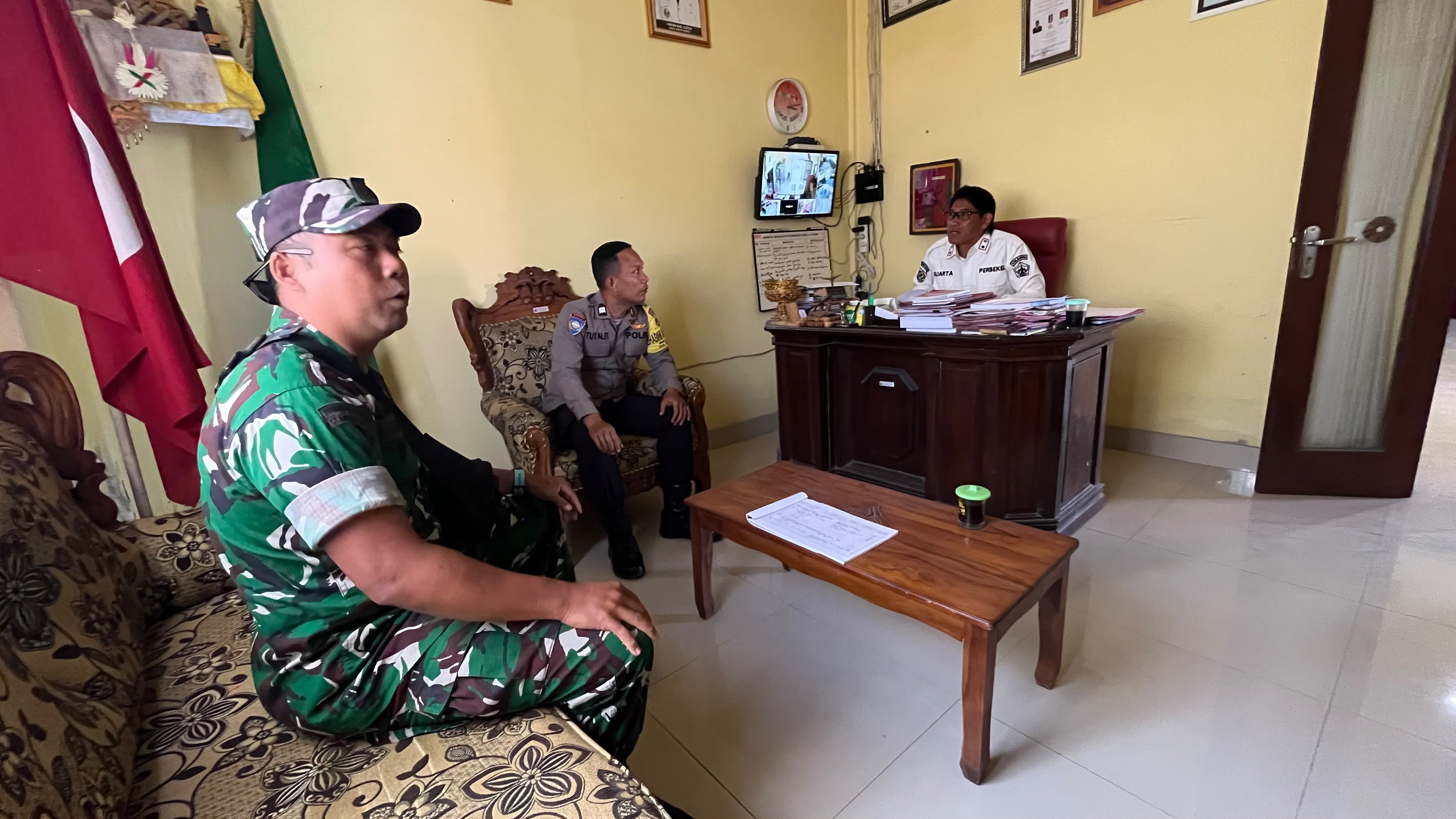 Babinsa Desa Landih Perkuat Sinergitas