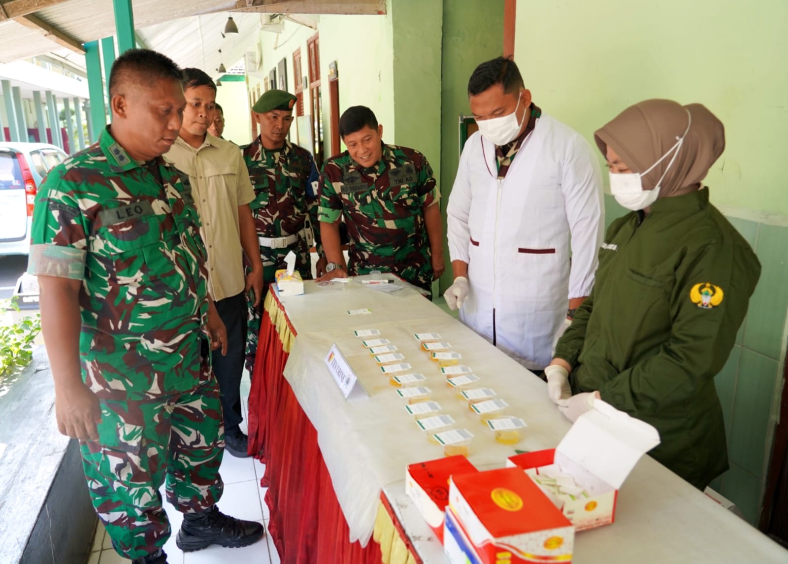 85 Personel Korem 081/DSJ Jalani Tes Urine