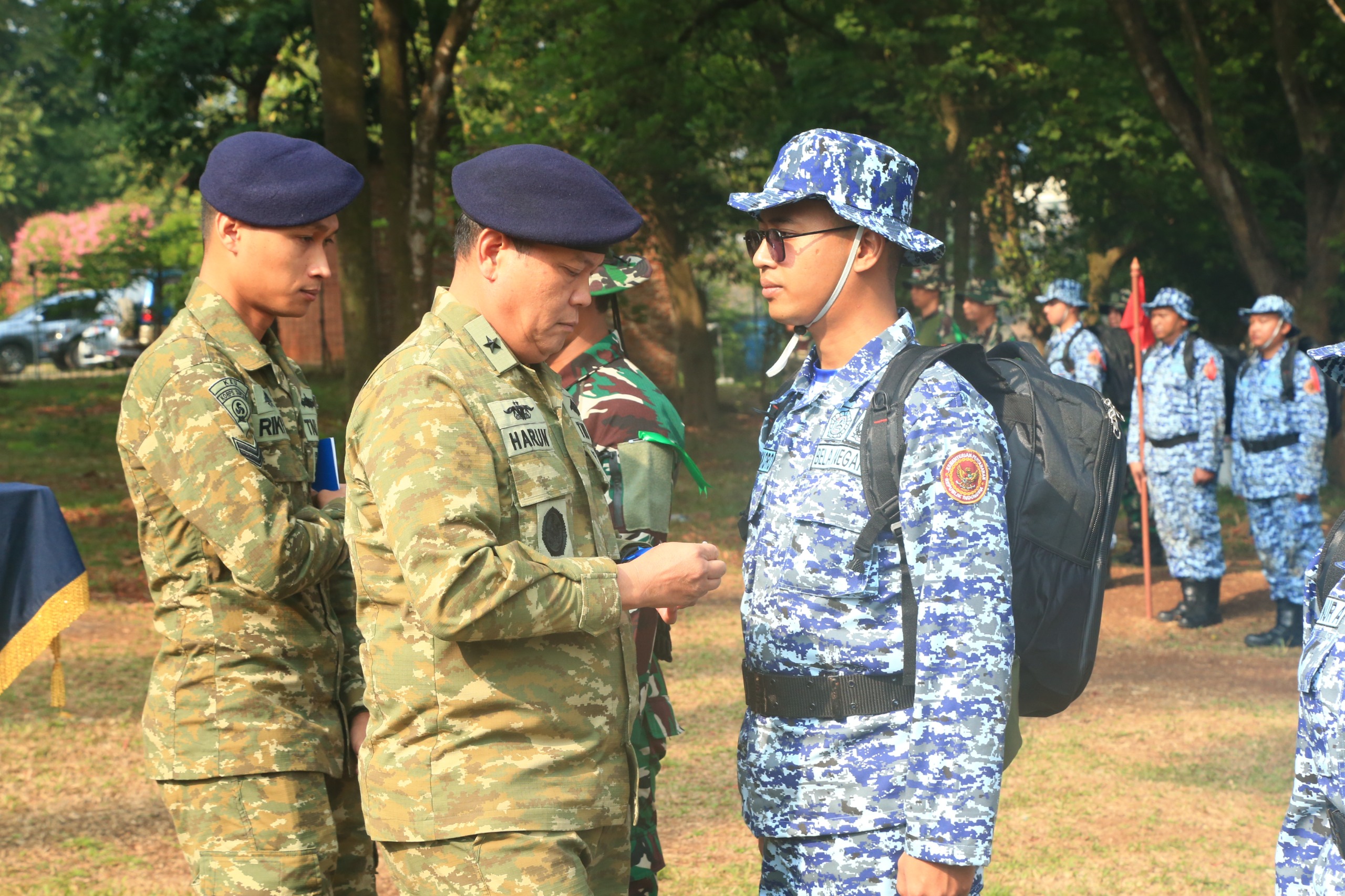 TNI AL BUKA PELATIHAN BELA NEGARA