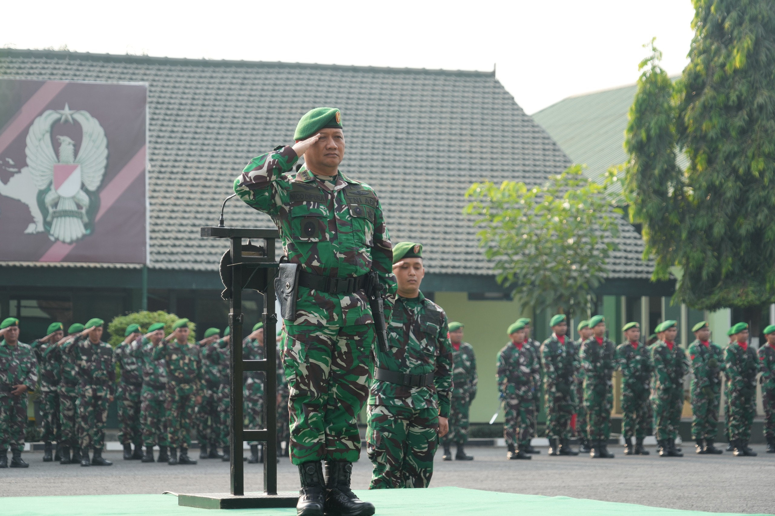 Kasrem Teguhkan Pesan Pengabdian