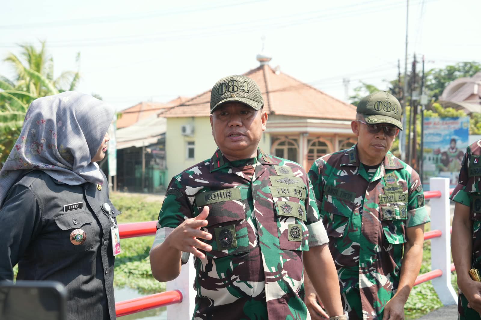 Danrem Bhaskara Jaya Tinjau KDKMP