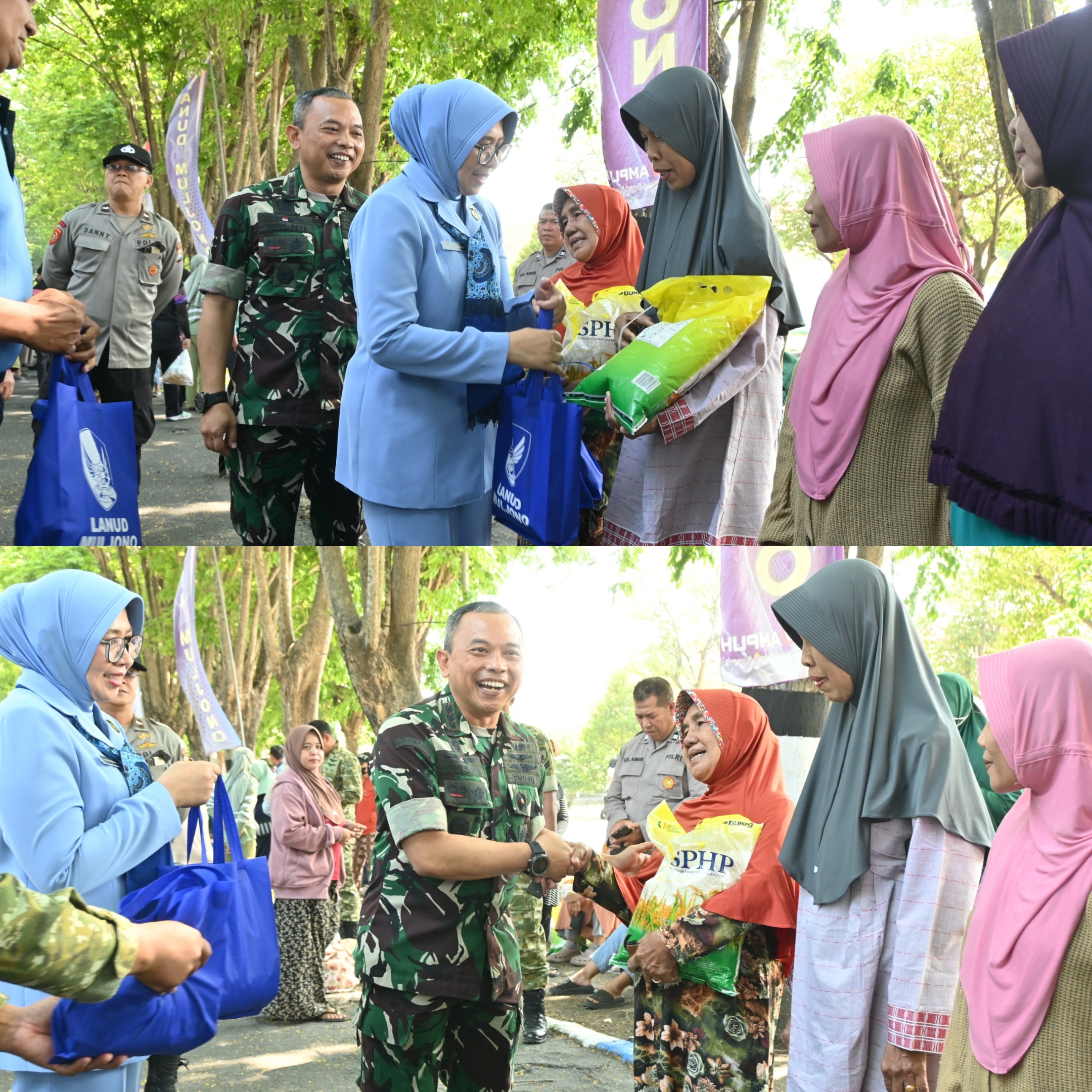 Komandan Lanud Muljono Gelar Bazar Murah