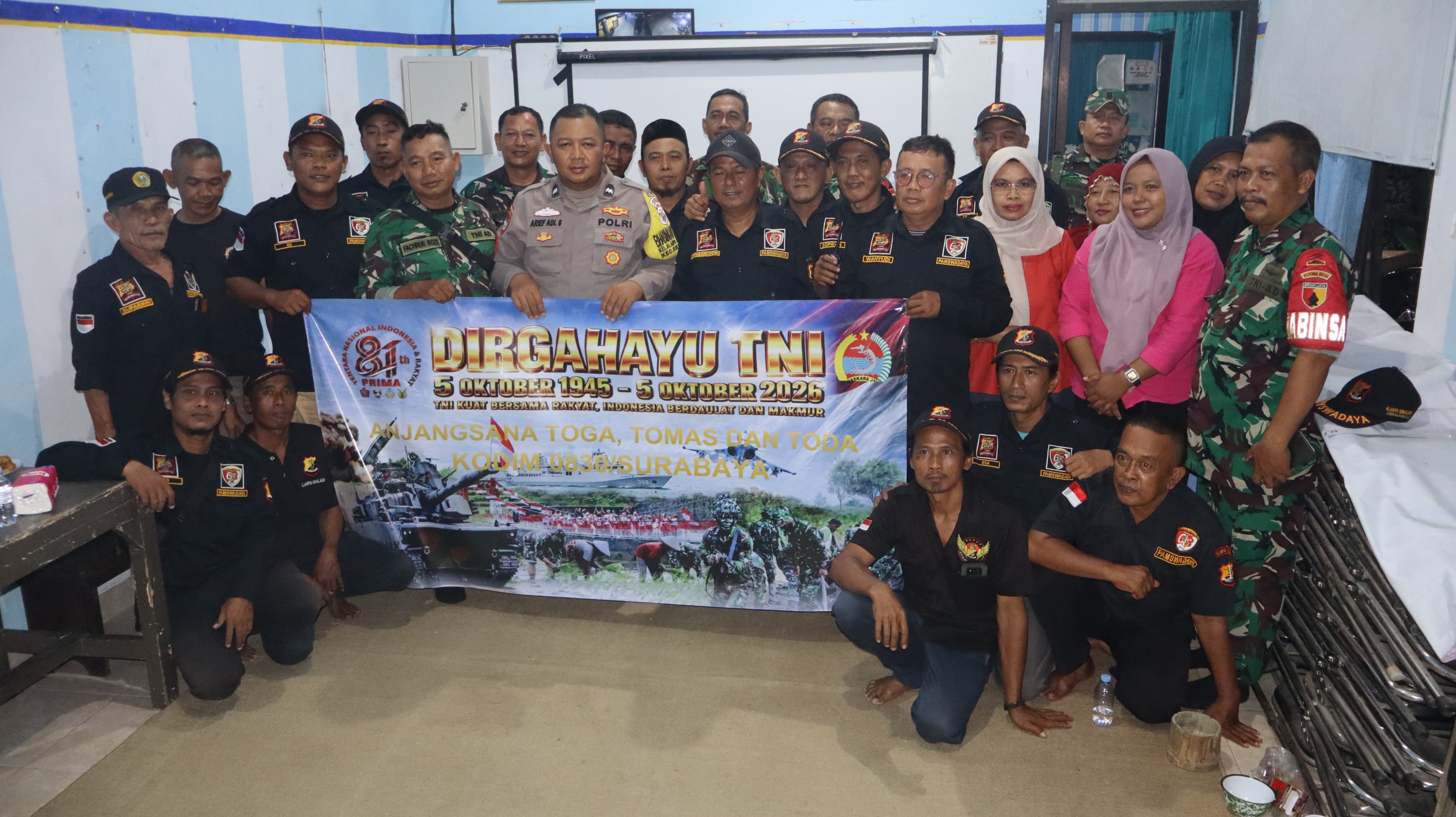 Koramil Sukolilo Bersama Tokoh Masyarakat
