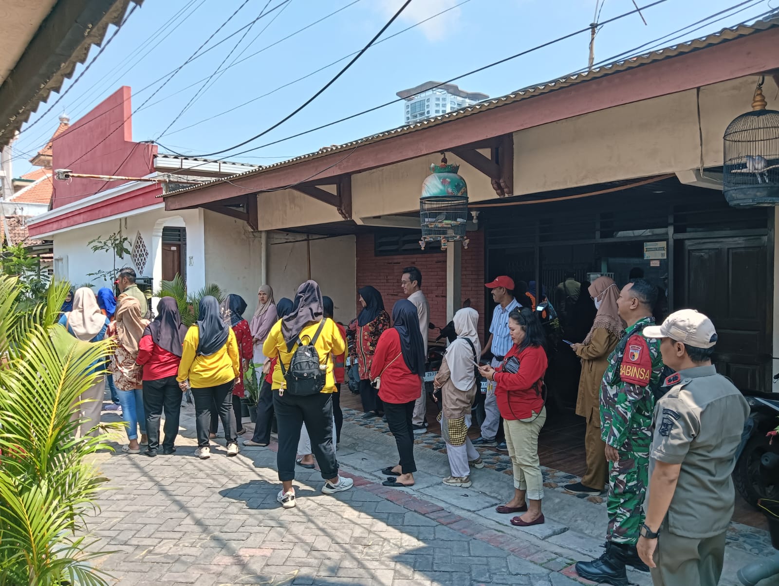 Koramil Wonokromo Dampingi Penjurian Kampung Pancasila