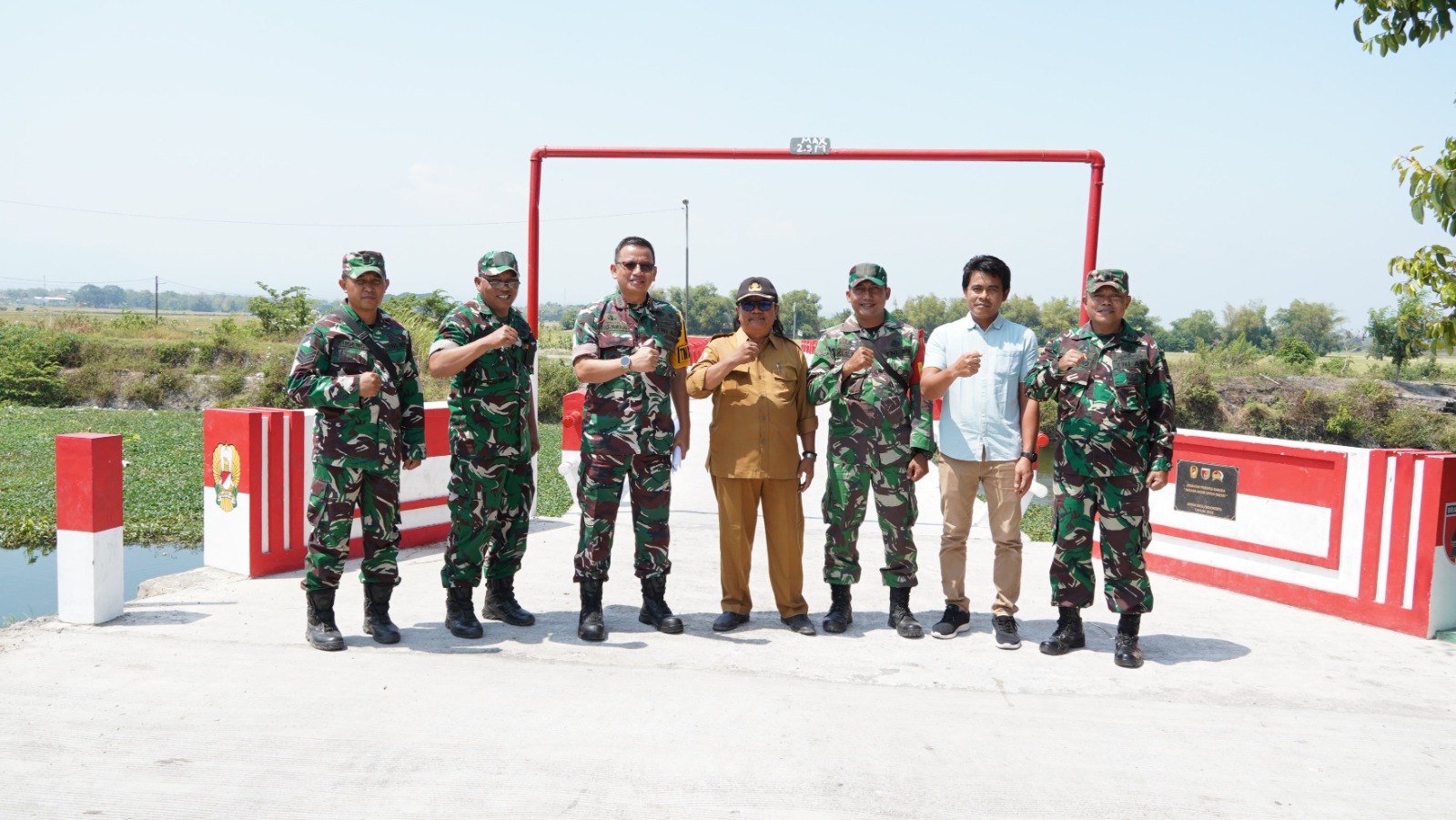 Tim Dalwas Itjenad Tinjau Jembatan Merah Putih