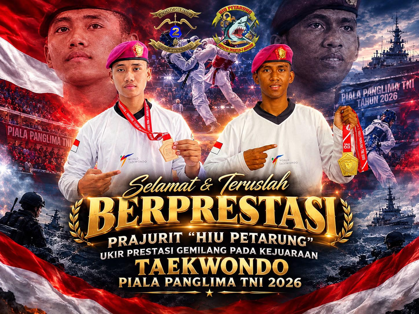 Prajurit Hiu Petarung Ukir Prestasi