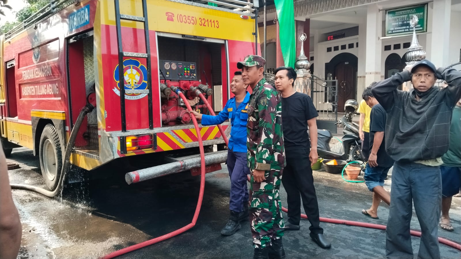 Koramil Kedungwaru Koordinasikan Penanganan