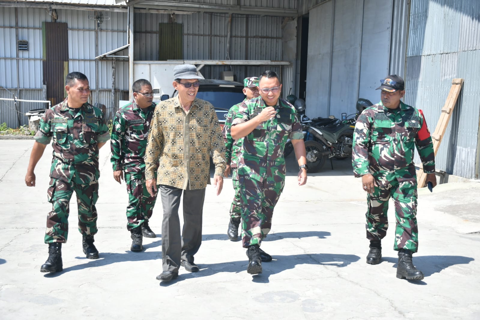 Dandim 0815/Mojokerto Tinjau Kompi Produksi