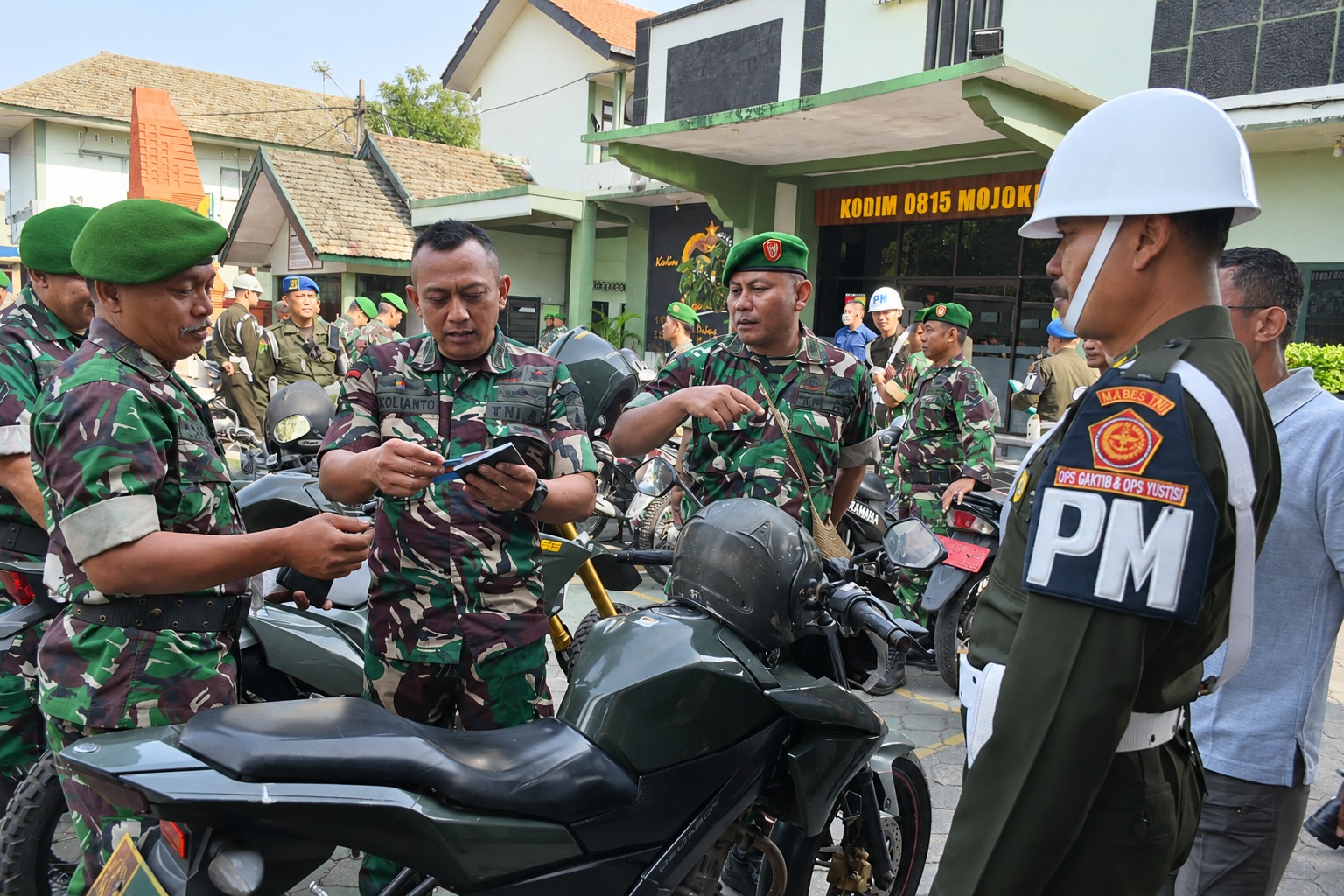 Ops Gaktib di Makodim 0815/Mojokerto