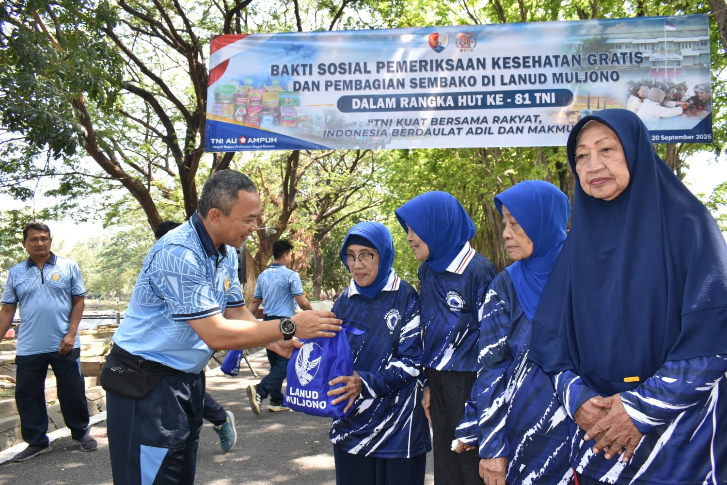 Danlanud Muljono Hadiri Panglima TNI Fun Run 2026