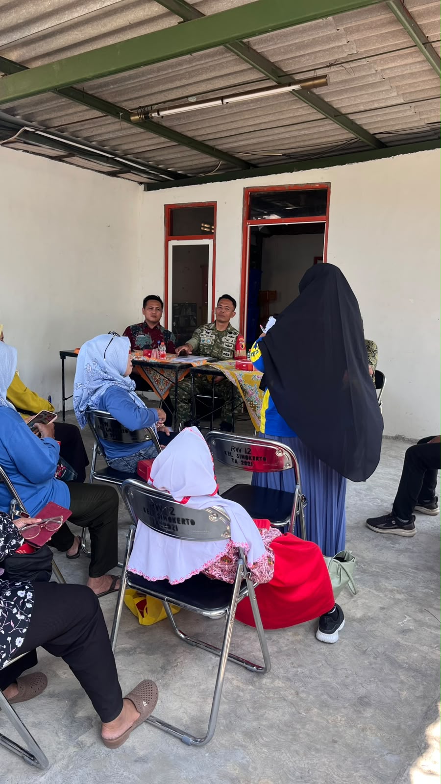 Babinsa Simokerto Hadiri Rakor
