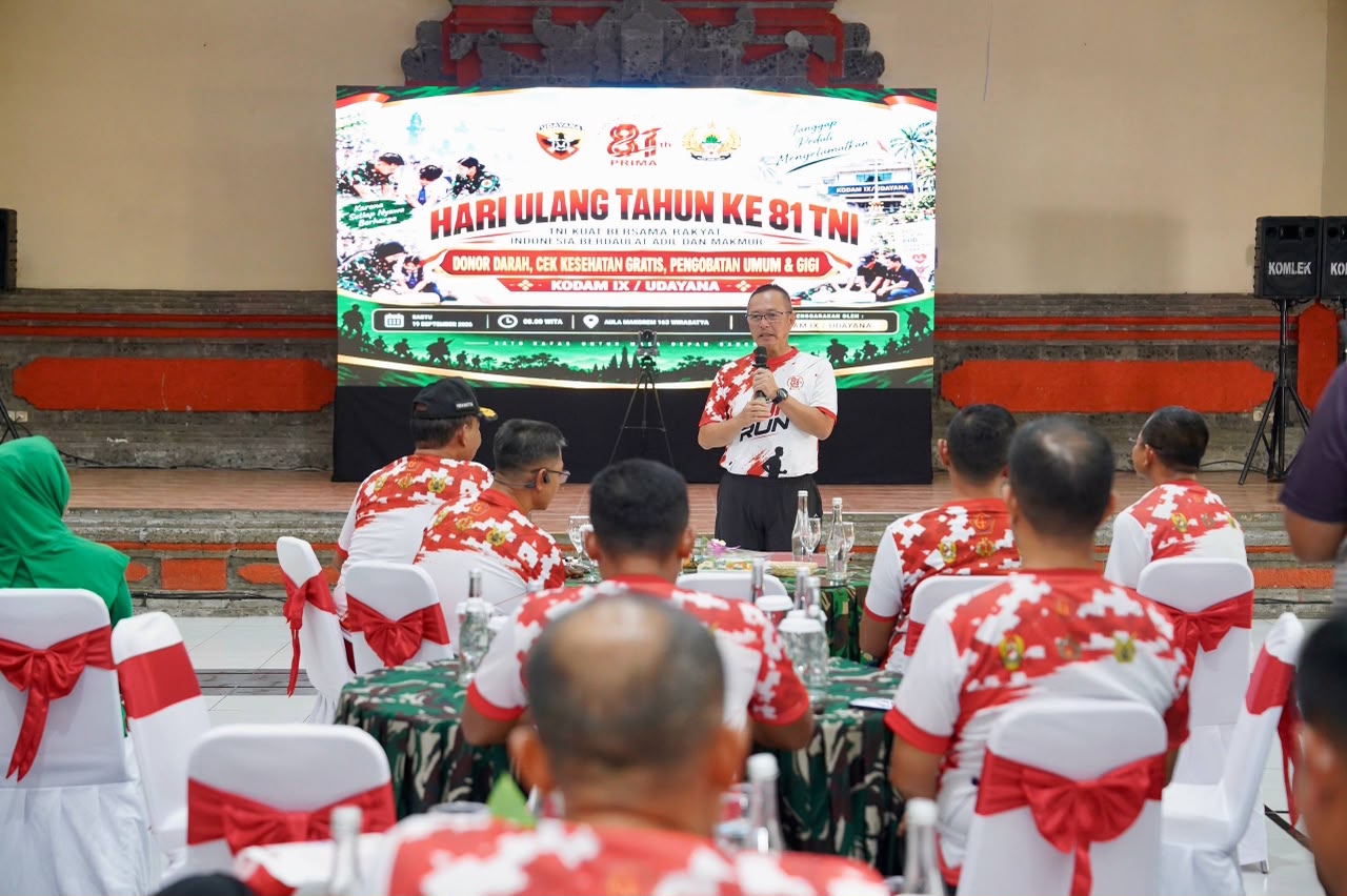 Pangdam IX/Udayana Perkuat Kebersamaan