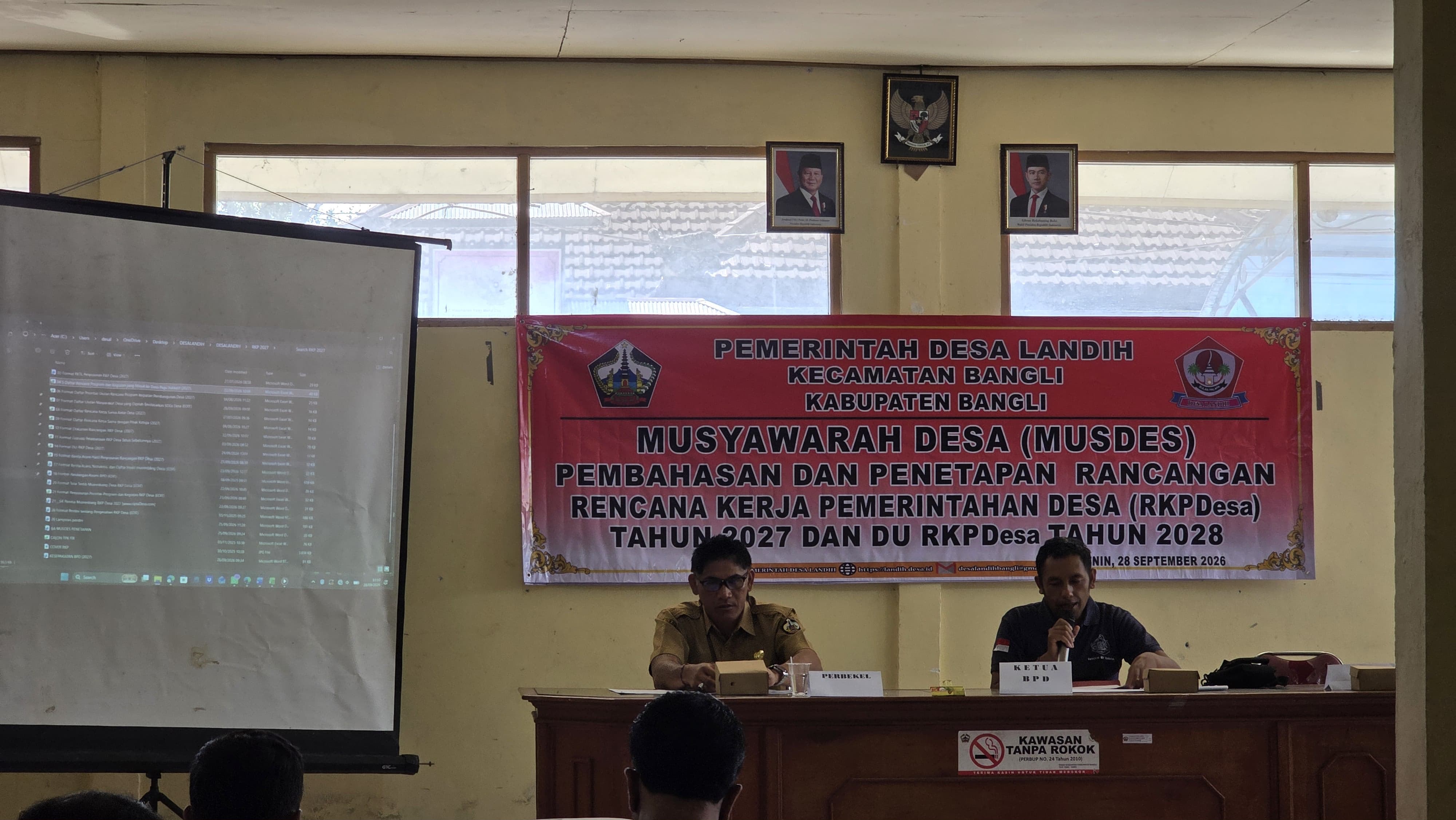 BABINSA LANDIH HADIRI MUSDES