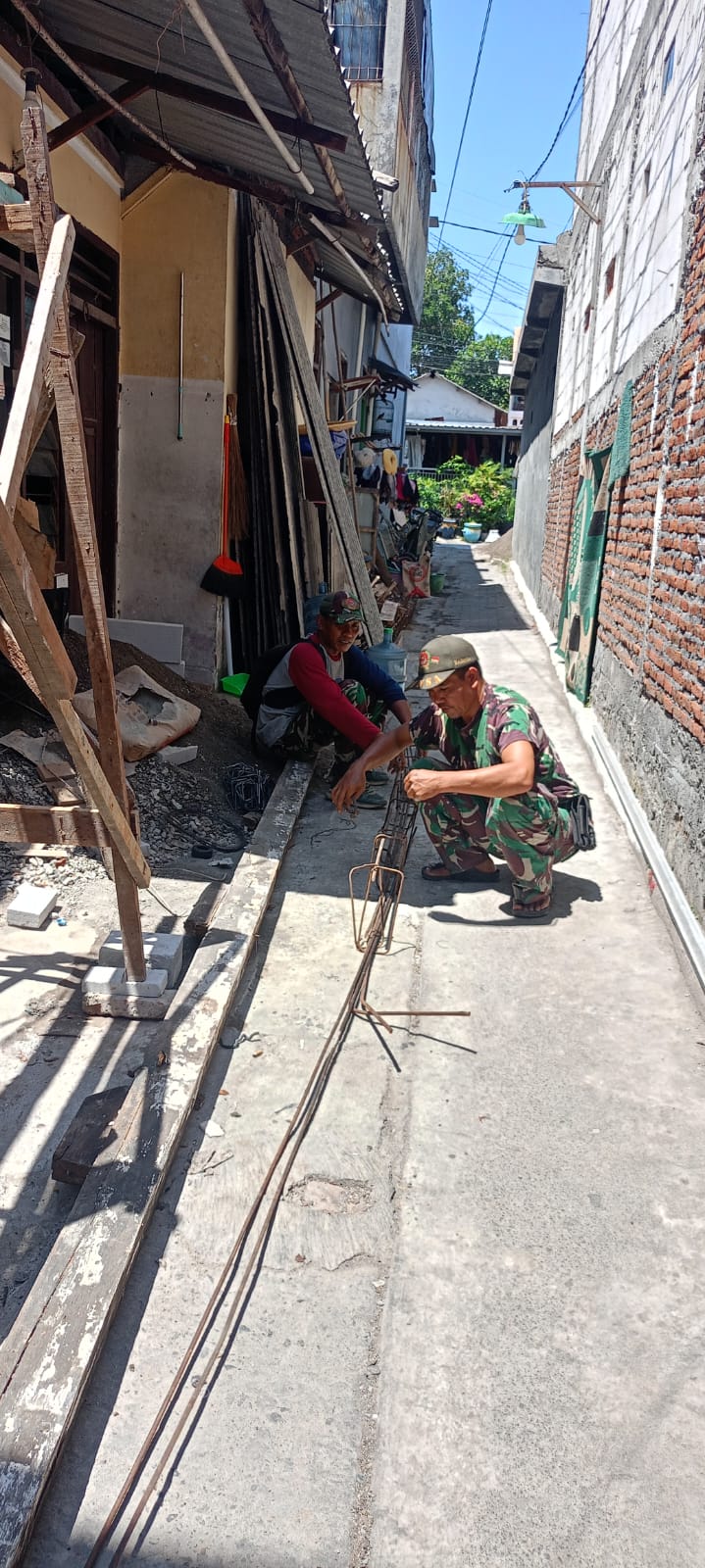 Koramil Lakarsantri Rehab RTLH