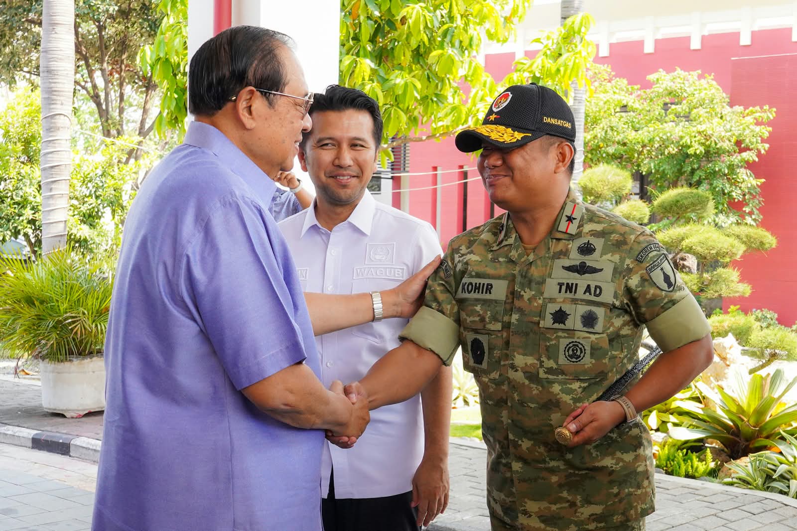 Danrem Bhaskara Jaya Antar Susilo Bambang Yudhoyono