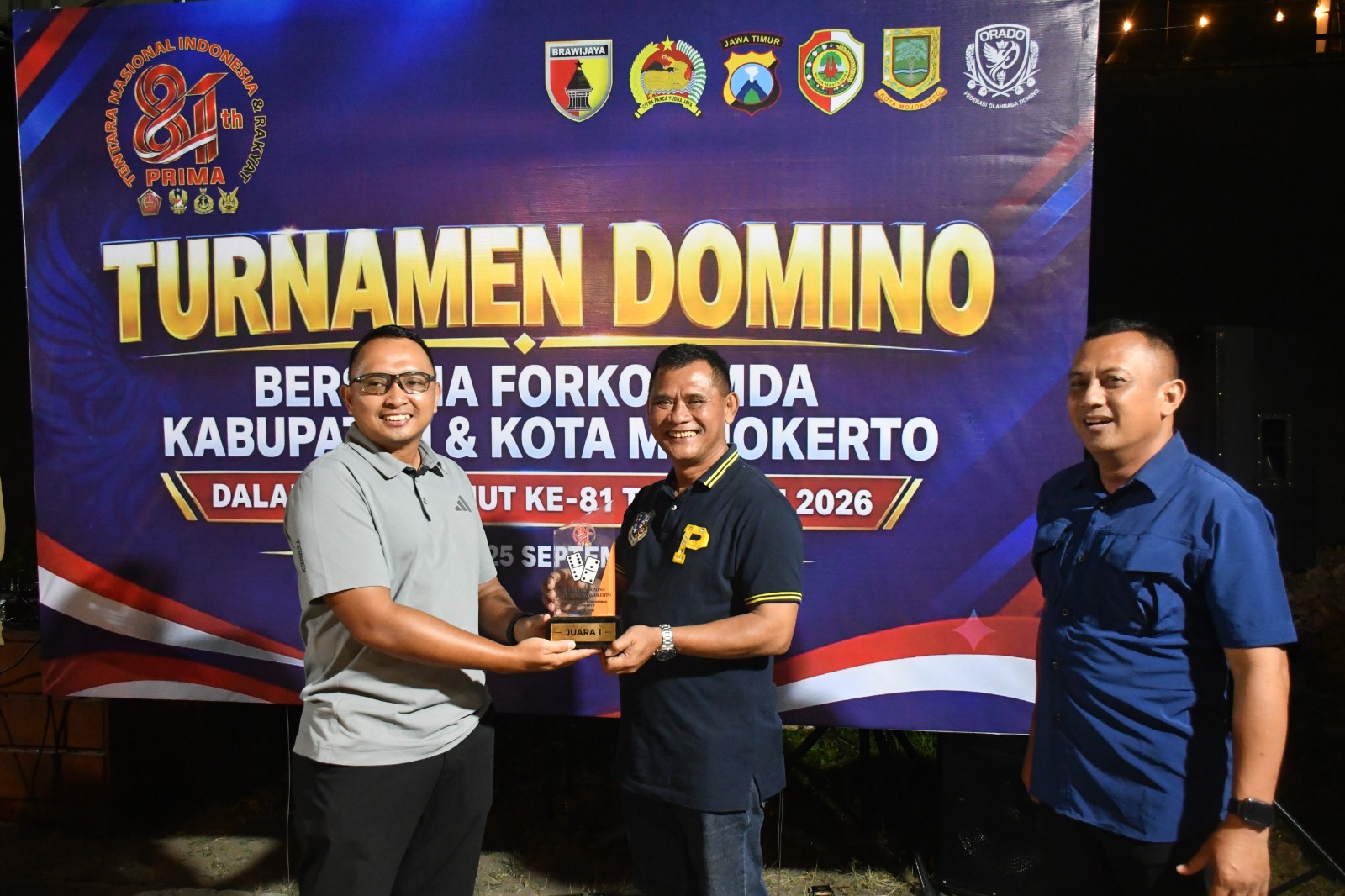 Tournament Domino Semarakkan HUT Ke-81 TNI
