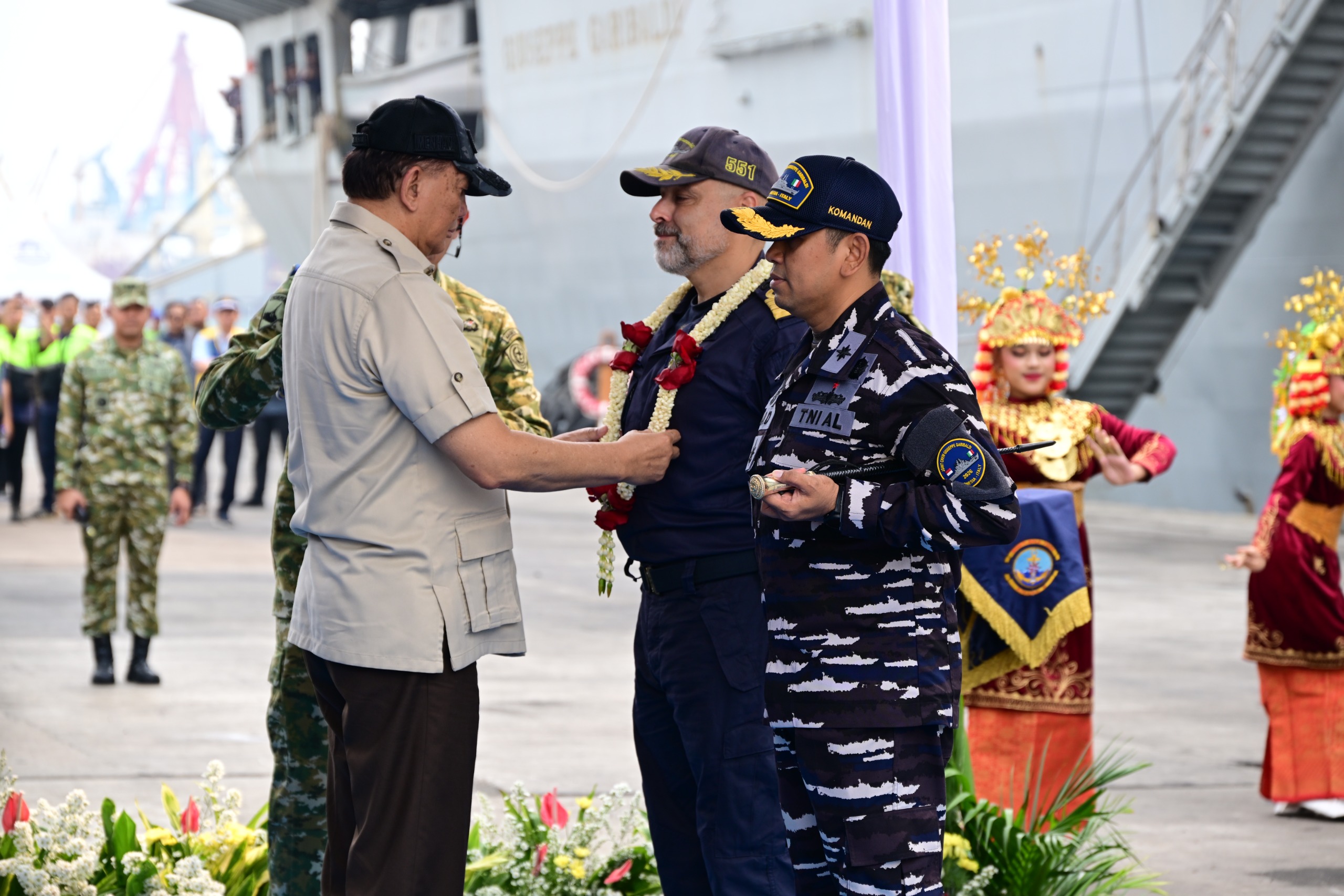 KAPAL ITS GIUSEPPE GARIBALDI TIBA DI JAKARTA