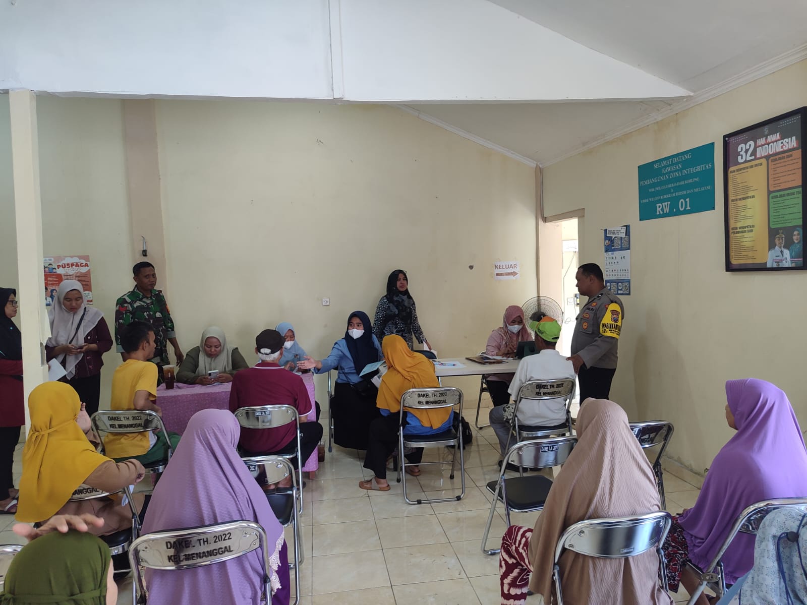 Babinsa Gayungan Kawal Musyawarah