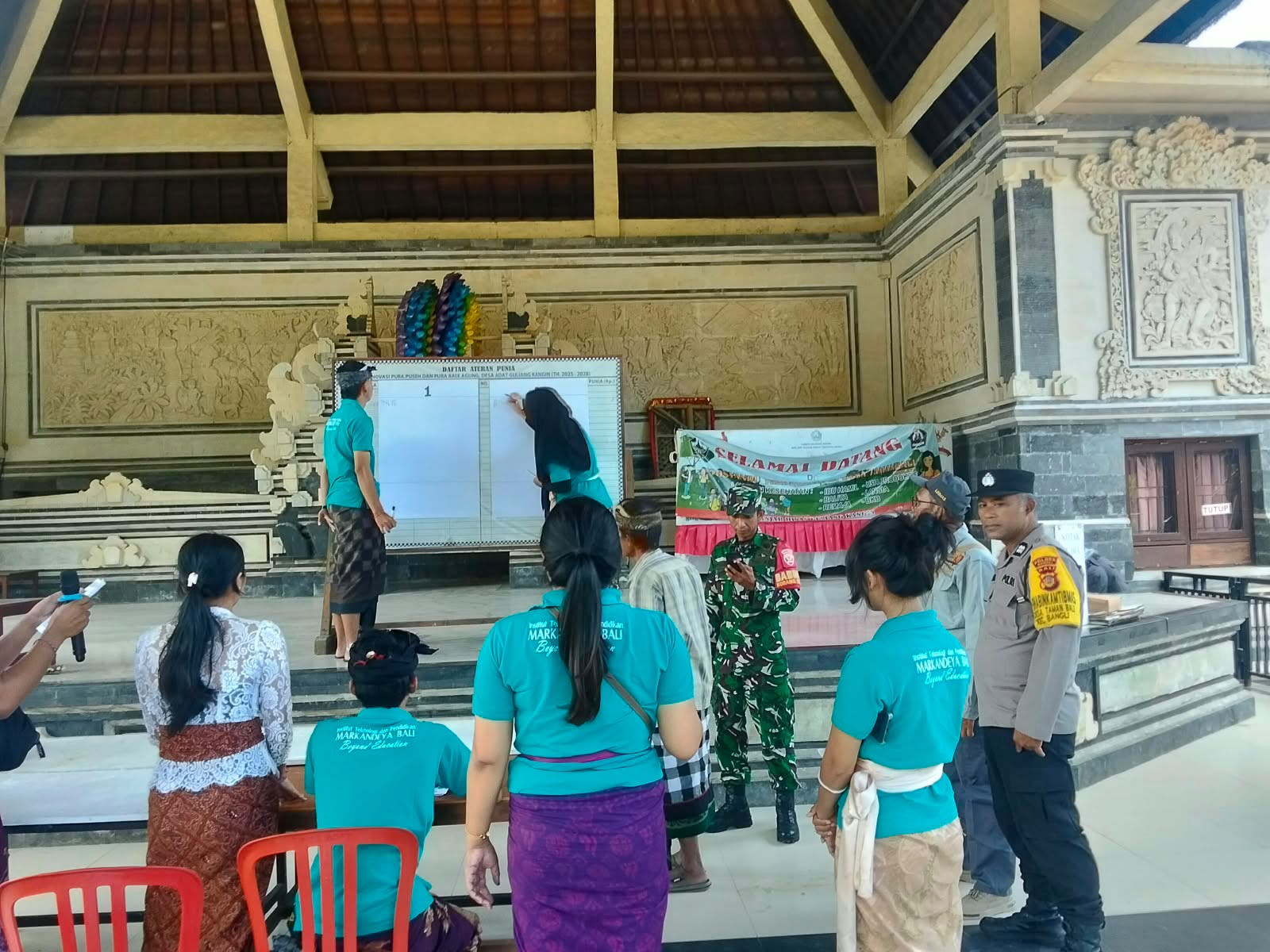 BABINSA TAMANBALI AMANKAN PEMILIHAN