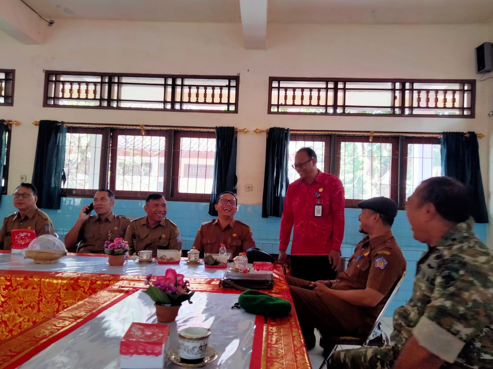Danramil Bersama Babinsa Hadiri Perayaan