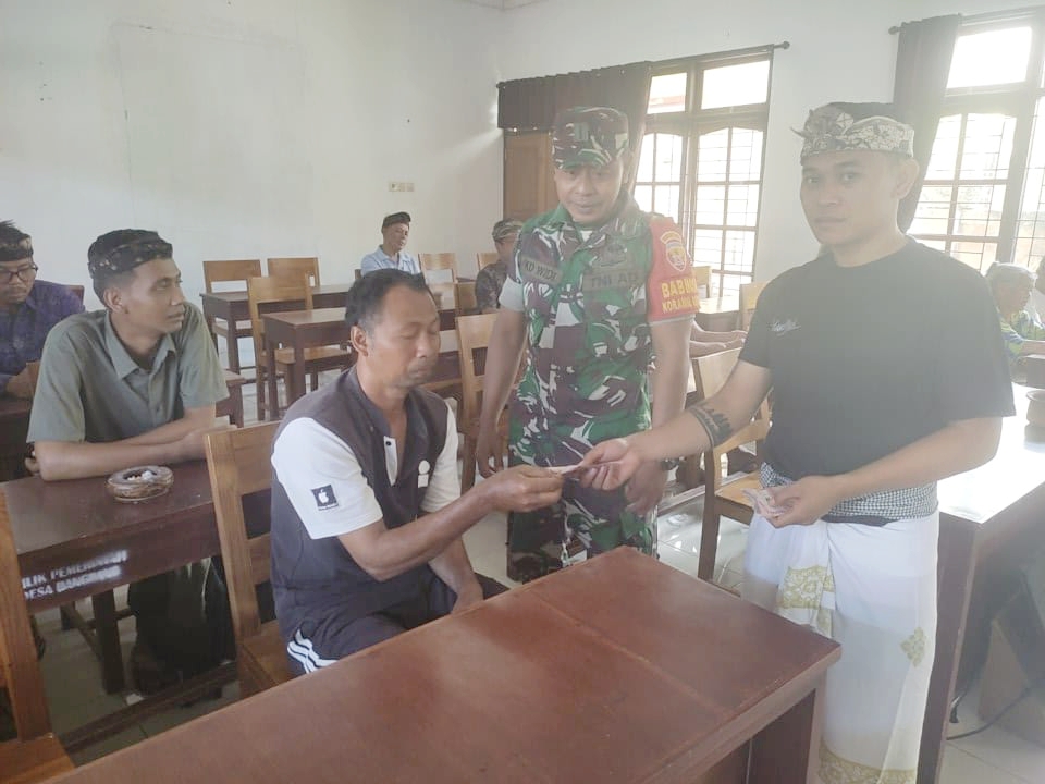Babinsa Bangbang Pastikan Kegiatan Berjalan Aman Dan Lancar