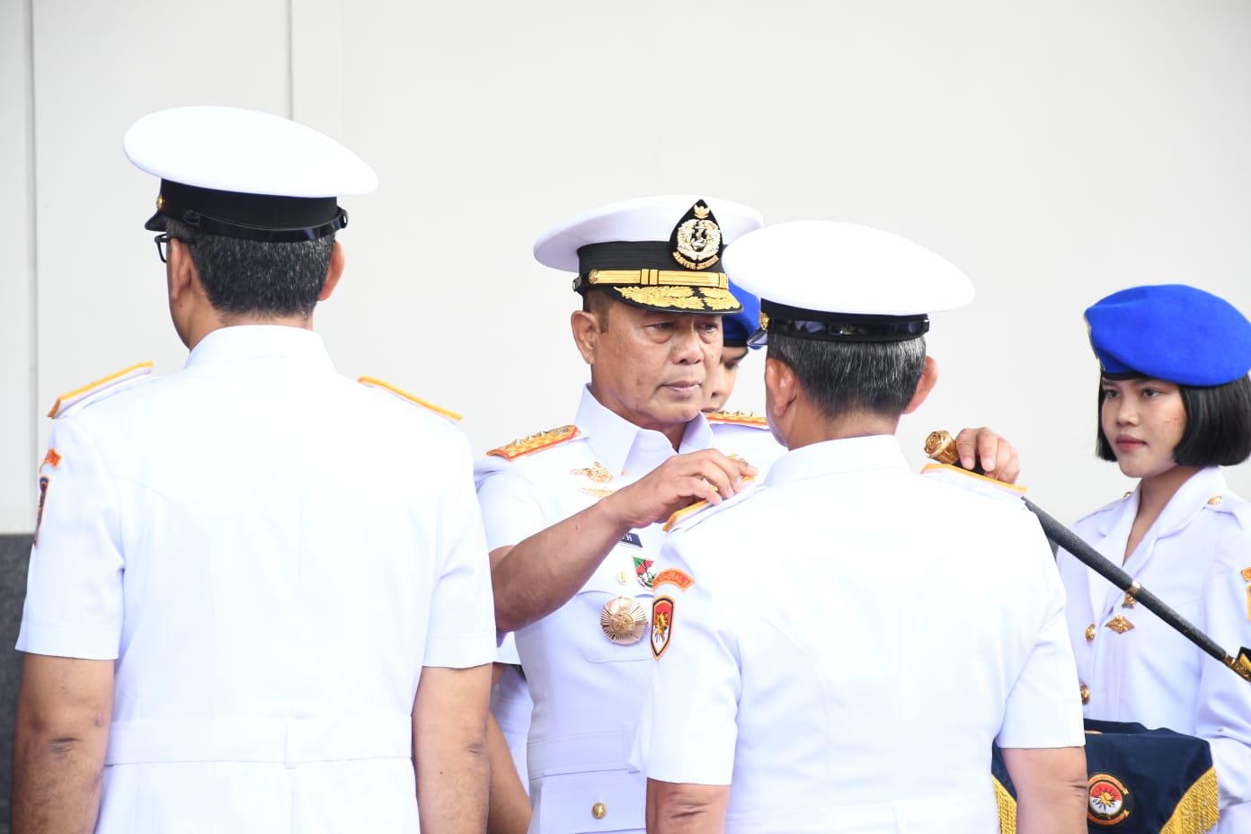 PANGLIMA KOARMADA I HADIRI SERTIJAB