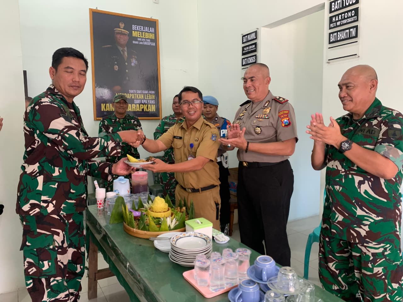 Koramil Pabean Cantian Perkuat Sinergi