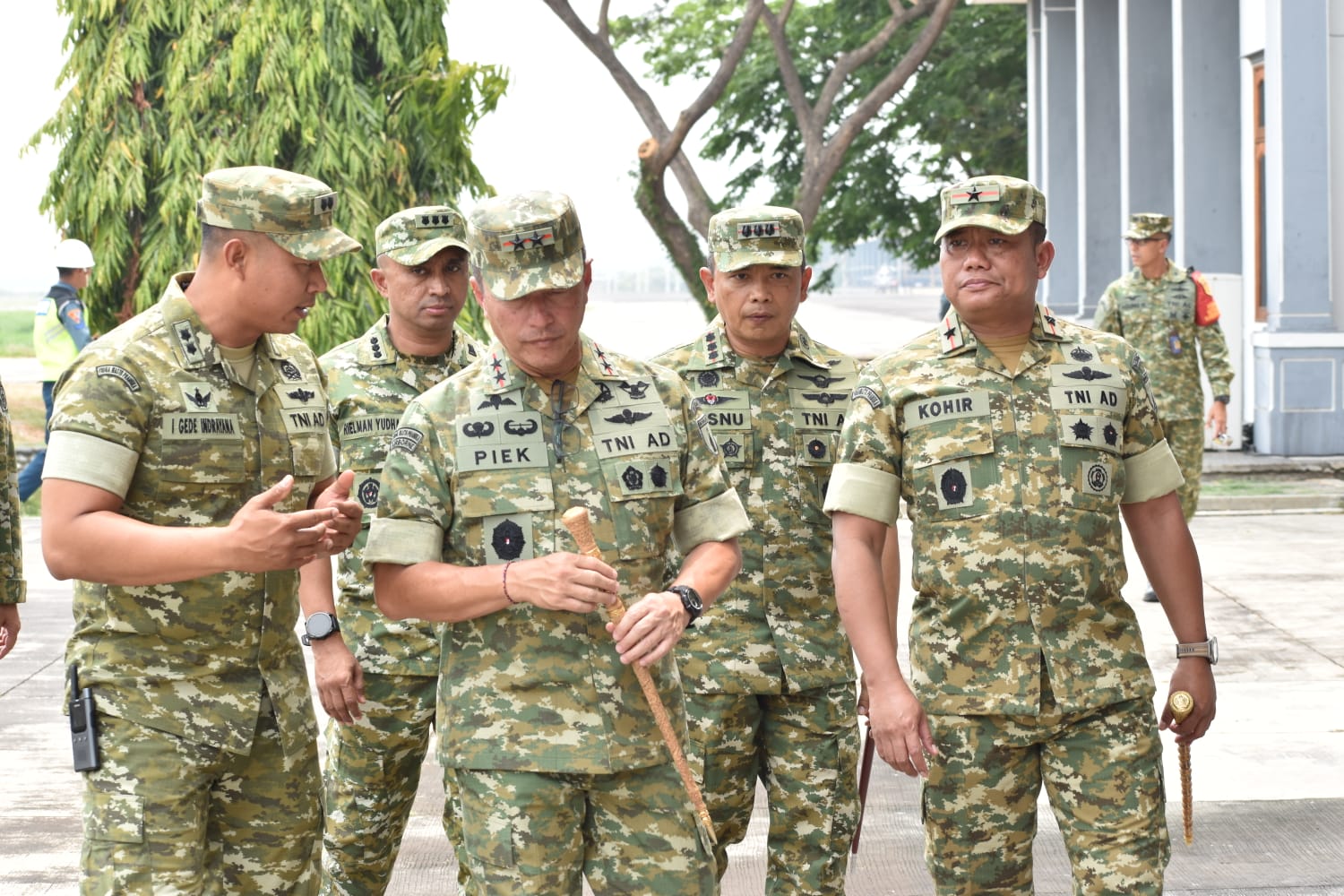 Danrem Bhaskara Jaya Sambut Kedatangan