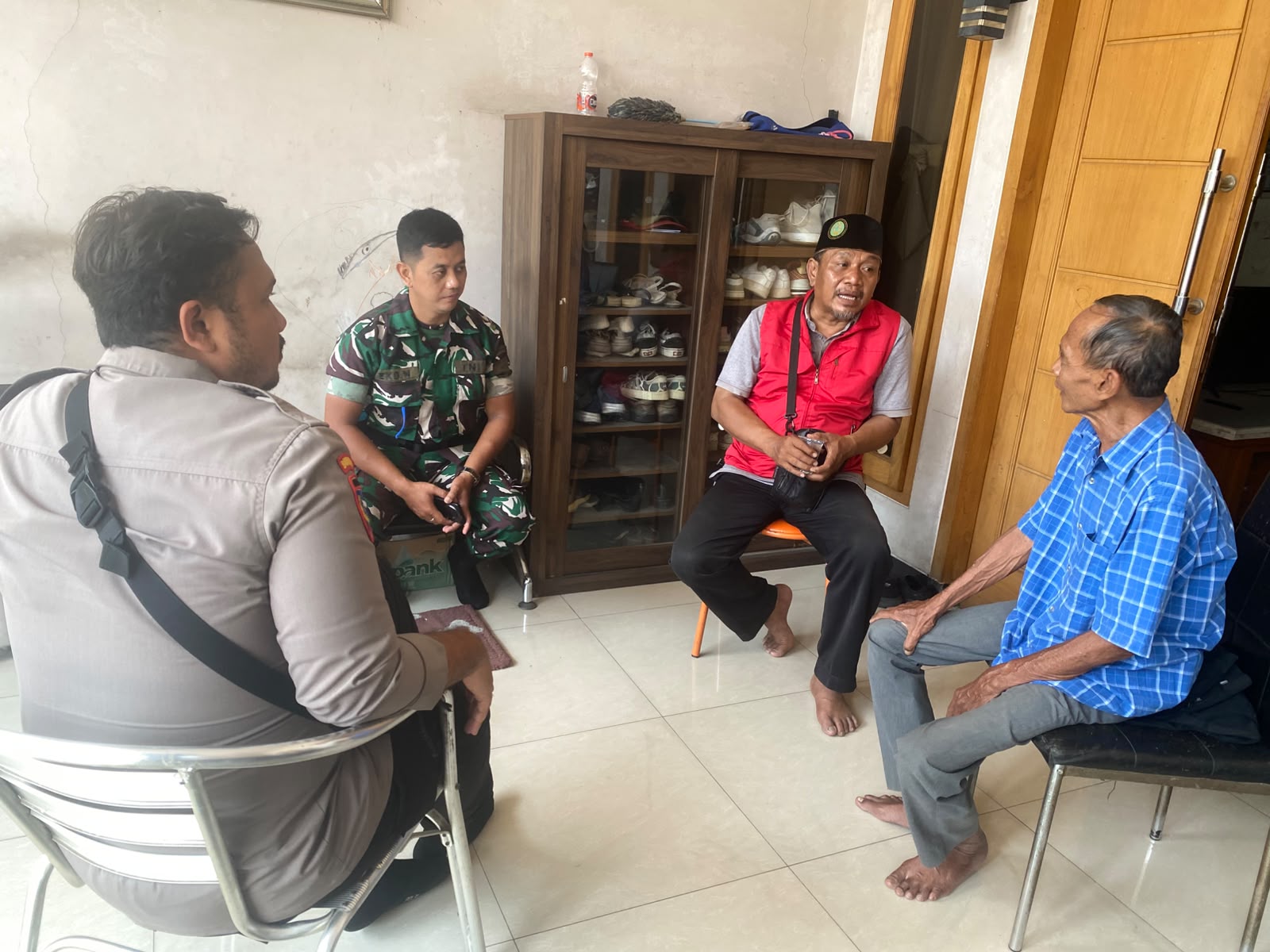 Babinsa Wonokusumo Bersama Bhabinkamtibmas