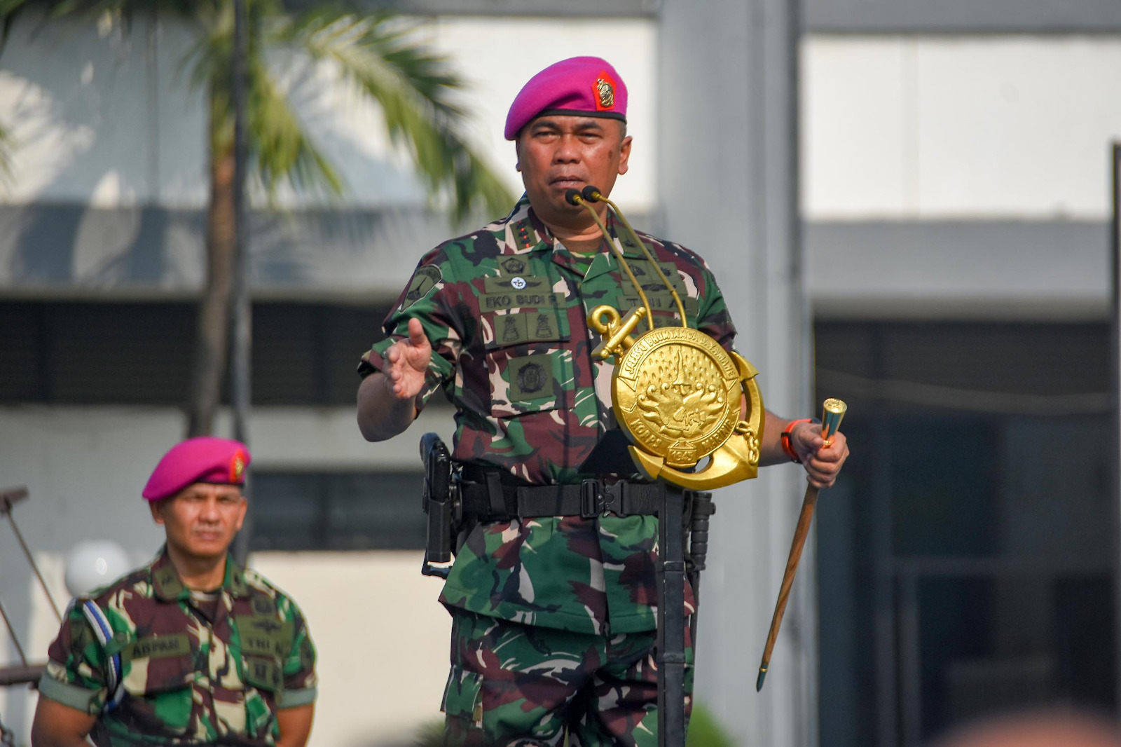 Komandan Brigif 2 Marinir Pimpin Apel Khusus
