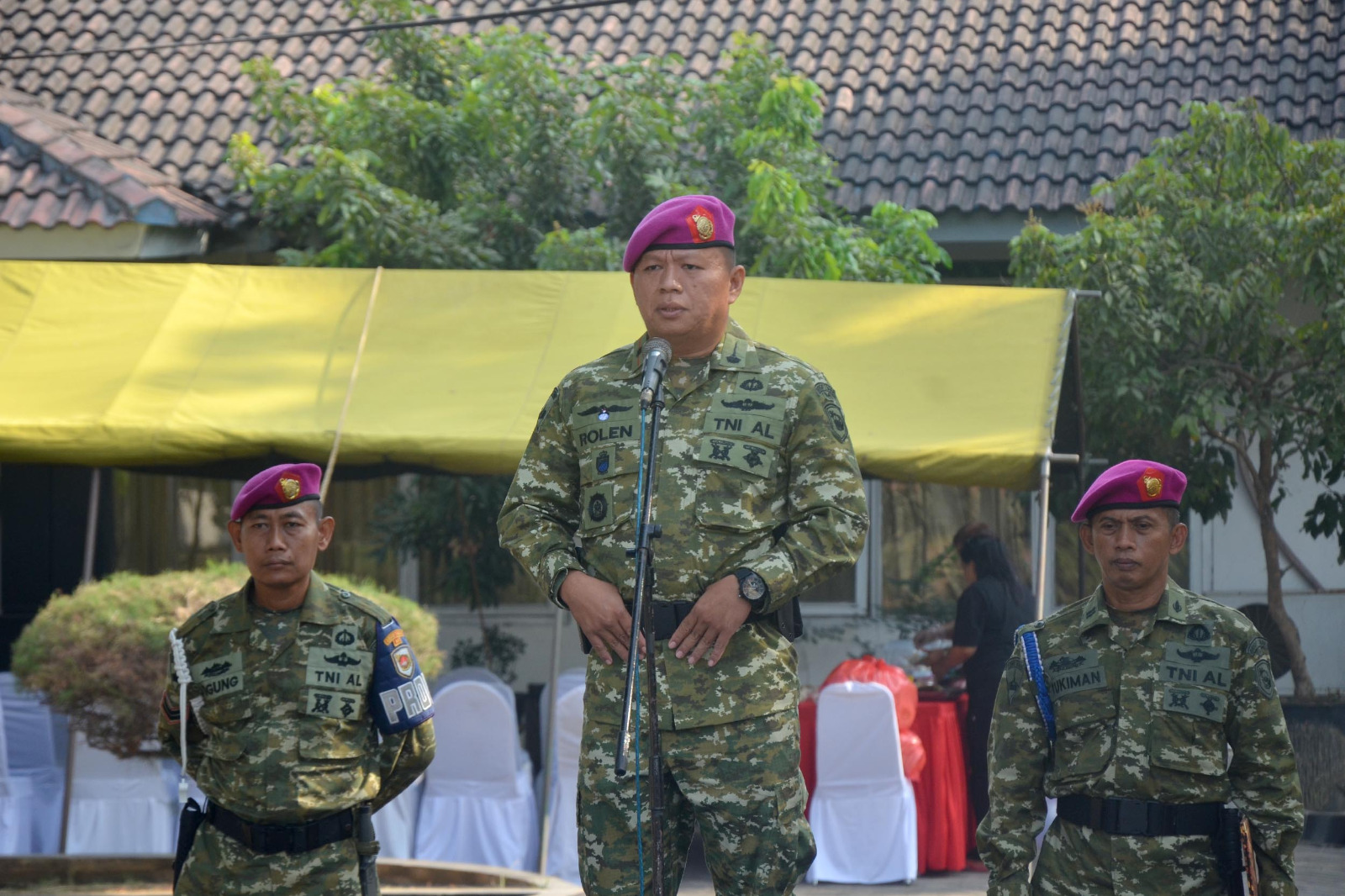 14 Prajurit Kima Brigif 2 Marinir Resmi Naik Pangkat