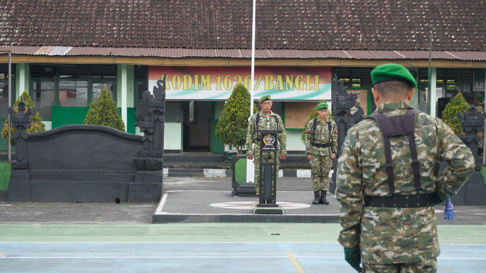 Kodim 1626/Bangli Gelar Upacara