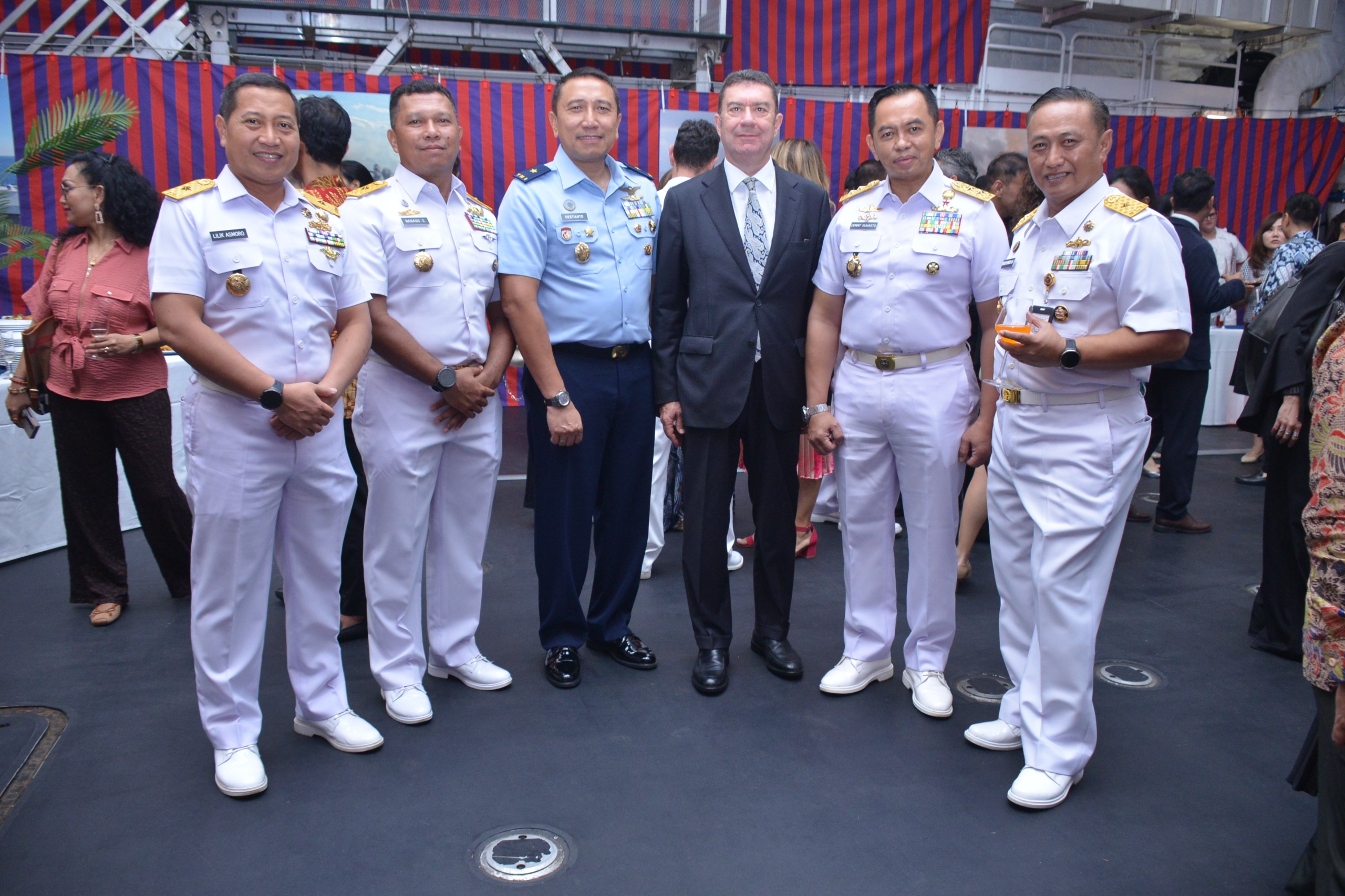 ASINTEL PANGKORMAR WAKILI PANGKORMAR HADIRI RESEPSI