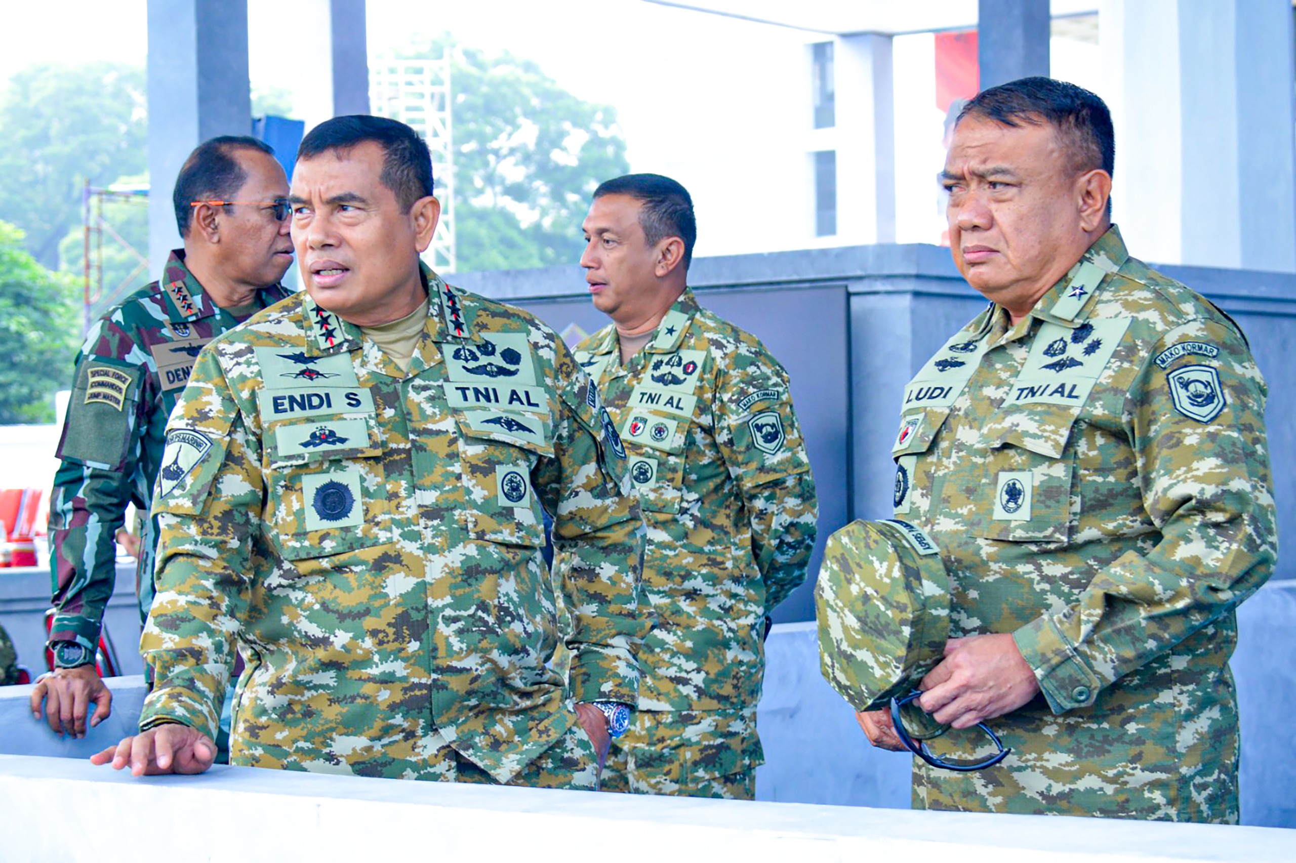 PANGKORMAR PASTIKAN PRAJURIT KORPS MARINIR