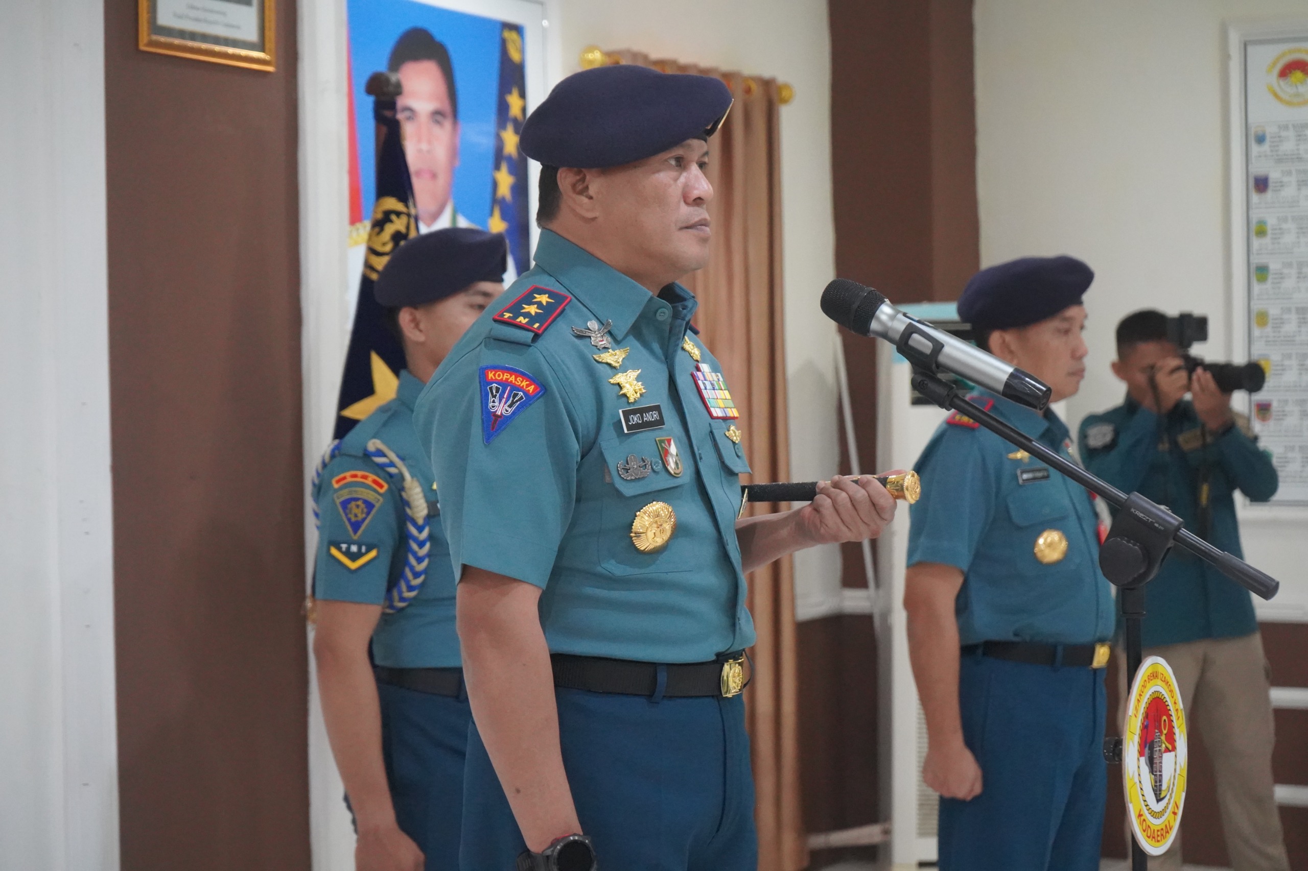 Komandan Kodaeral XI Pimpin Kenaikan Pangkat