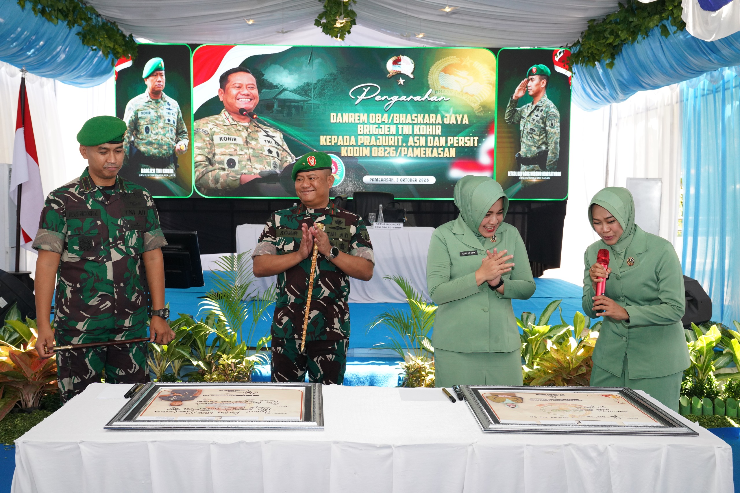 Danrem Bhaskara Jaya Bangun Semangat