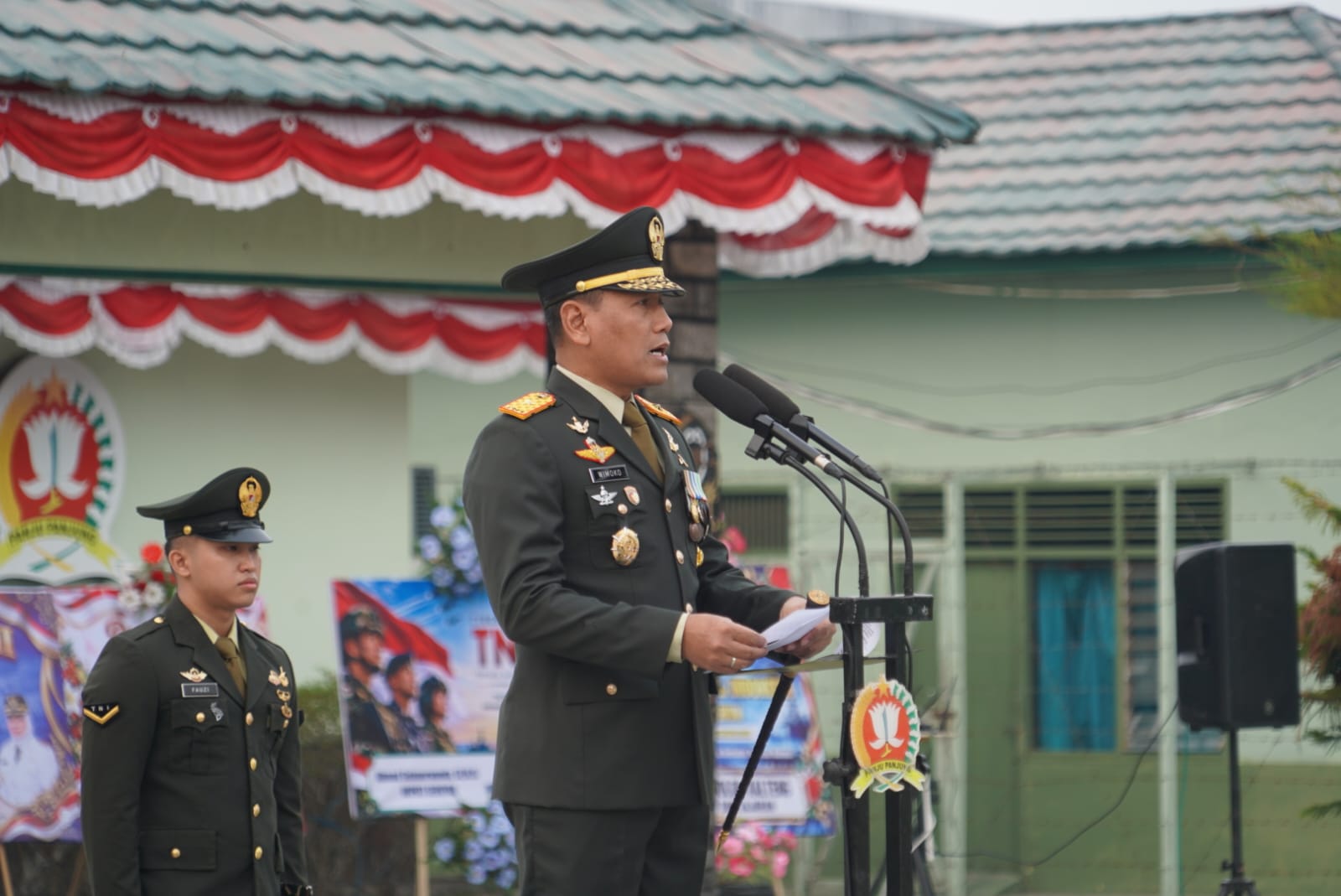 Komandan Kodim 1015/Sampit Ikuti Upacara