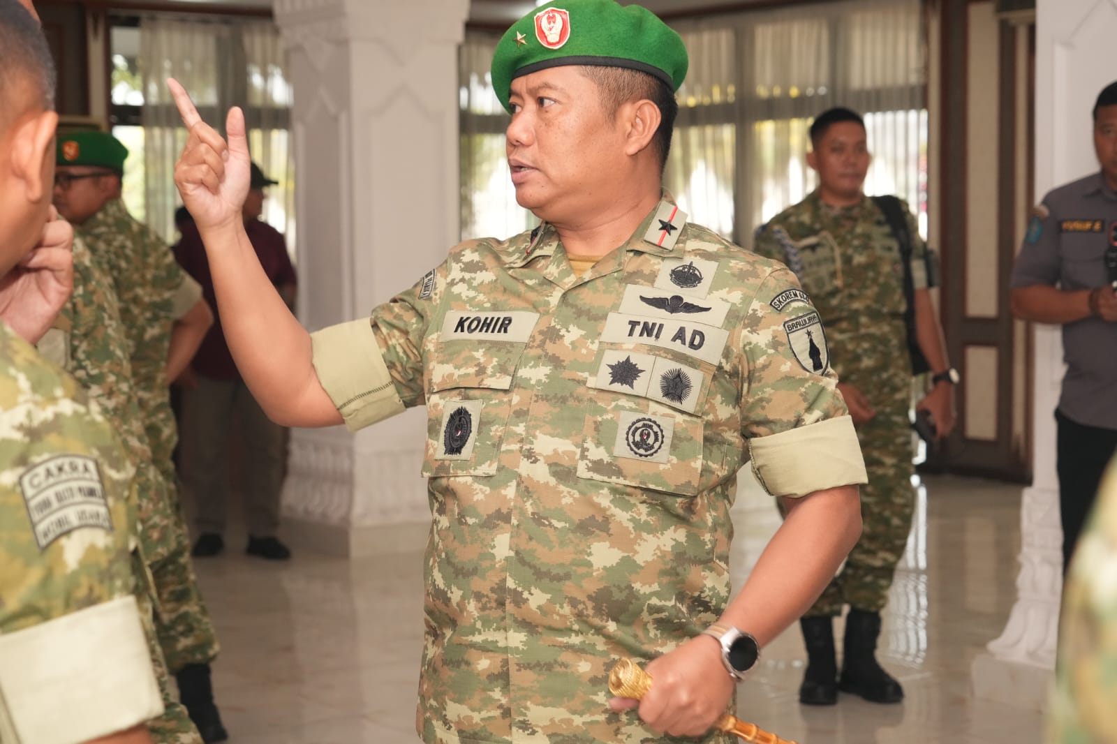 Danrem Bhaskara Jaya Hadiri Sertijab