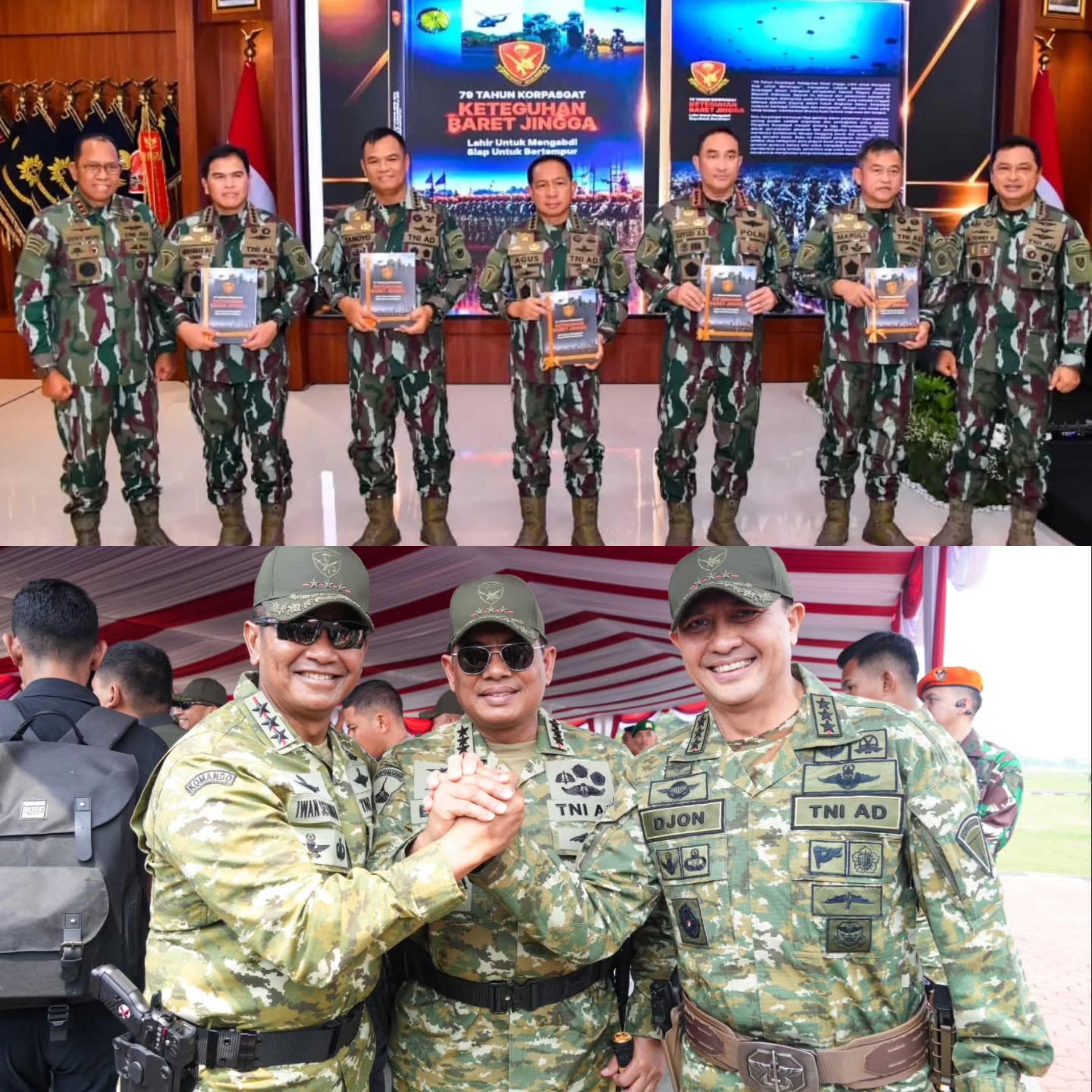 Pangkostrad Hadiri Pengukuhan Lima Pimpinan